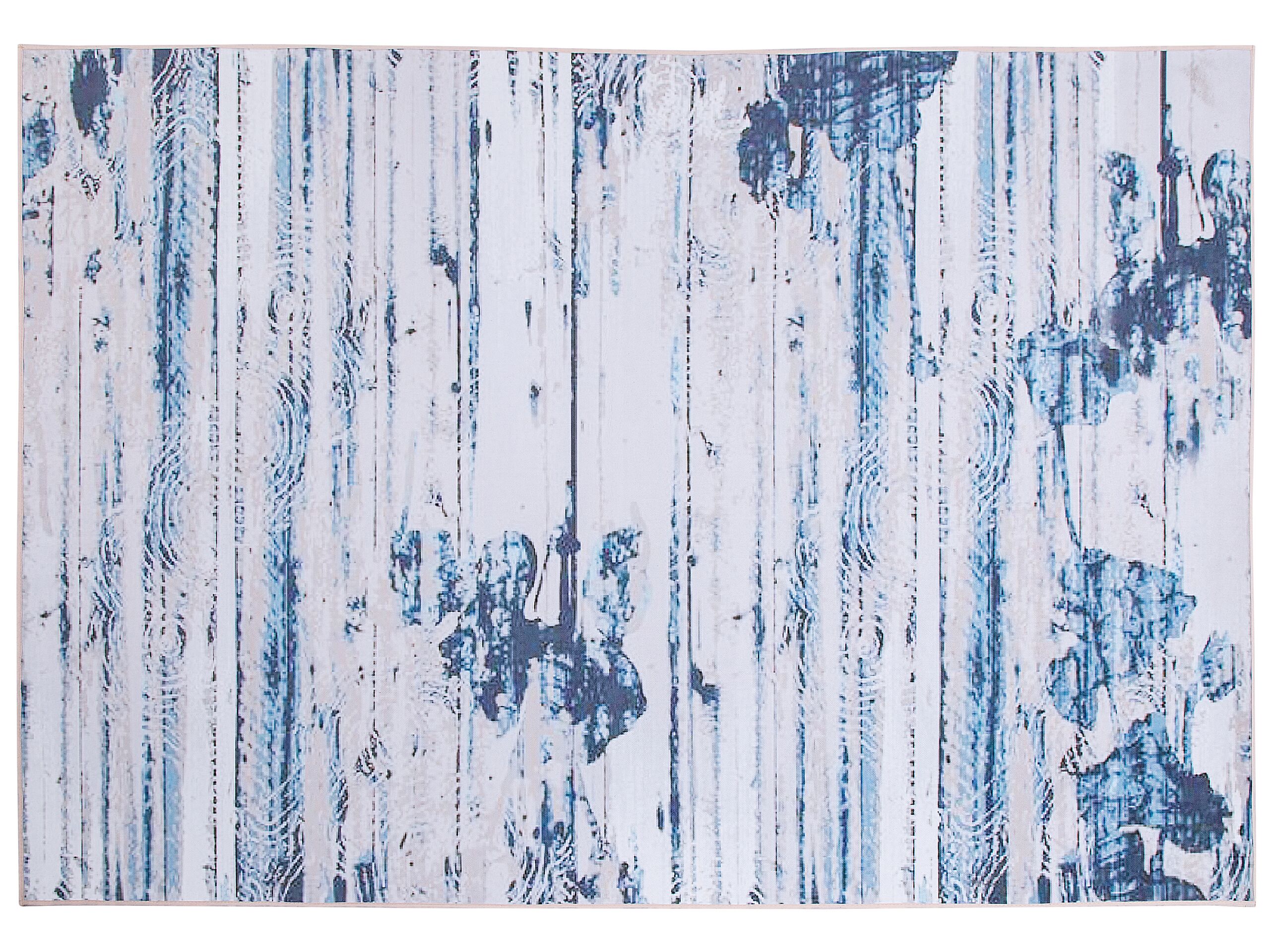 Area Rug 160x230cm Beige and Blue - Gemini Interiors
