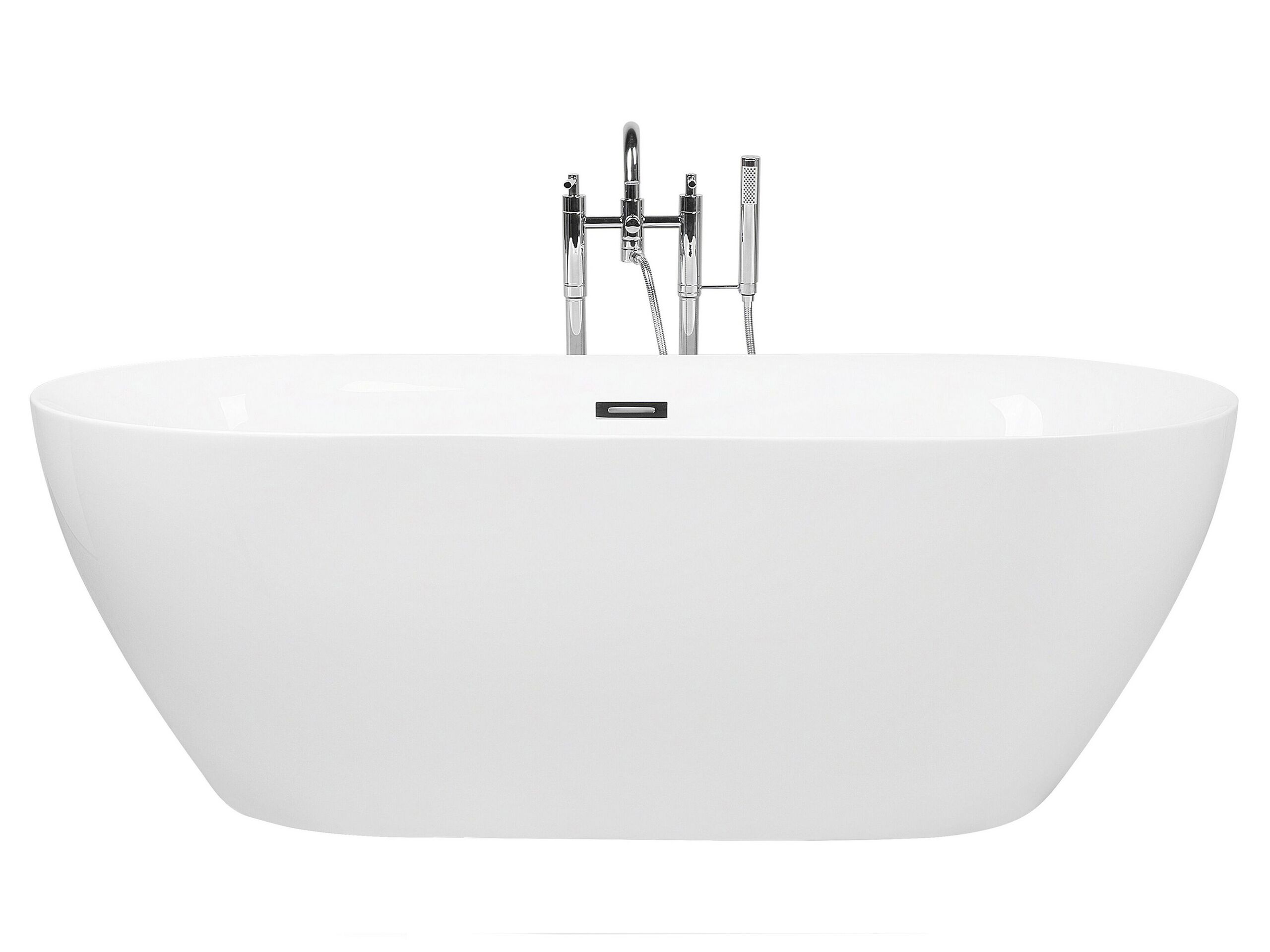 Freestanding Bath 1700 x 800 mm White CARRERA - Gemini Interiors