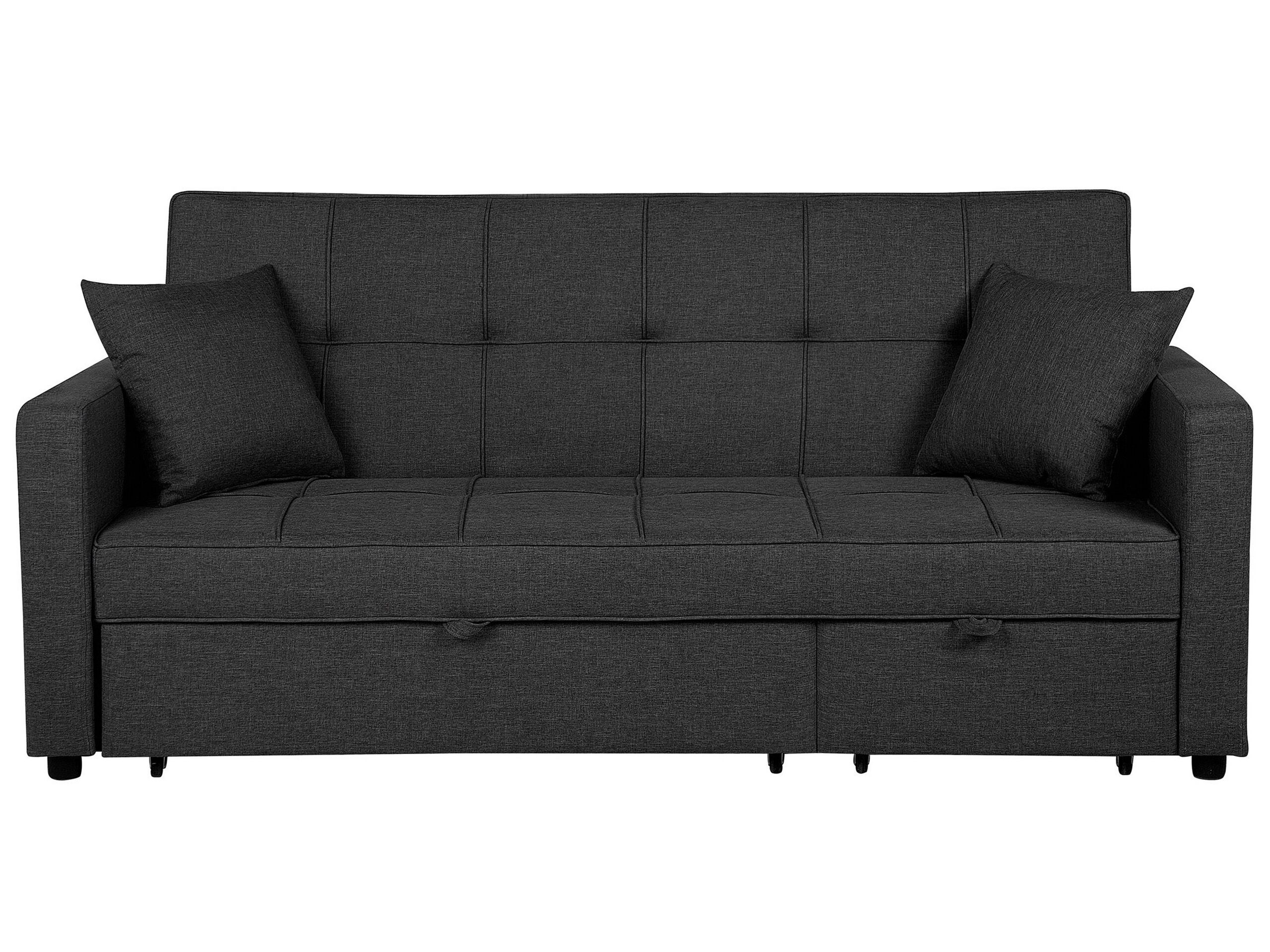 Fabric Sofa Bed Dark Grey GLOMMA - Gemini Interiors