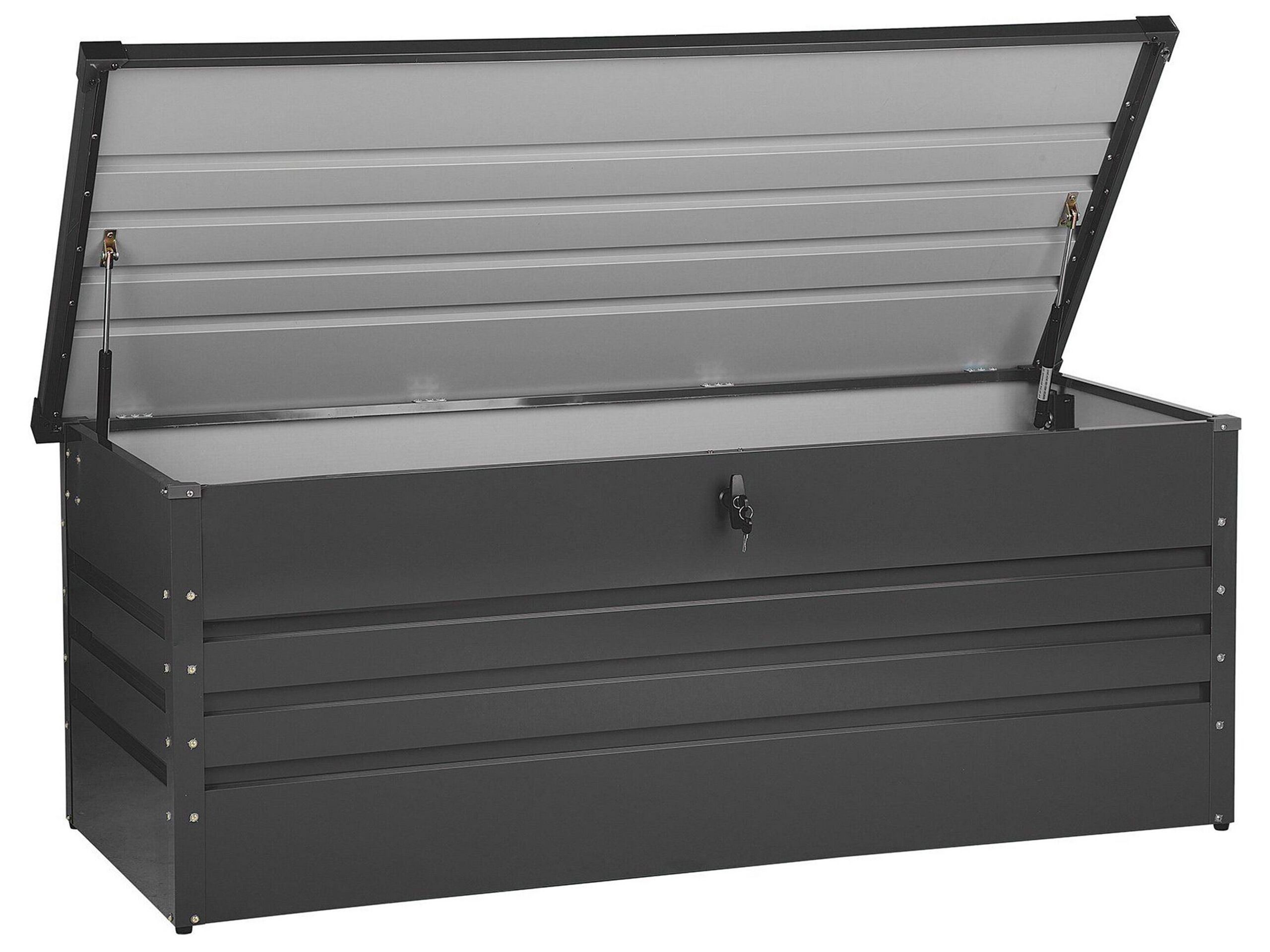 Garden Storage Box 165 x 70 cm Dark Grey CEBROSA - Gemini Interiors
