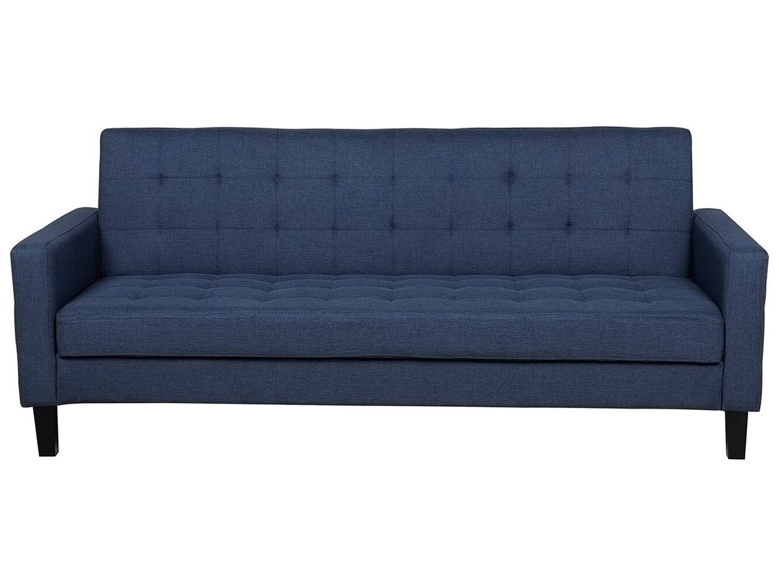 Fabric Sofa Bed Dark Blue VEHKOO - Gemini Interiors