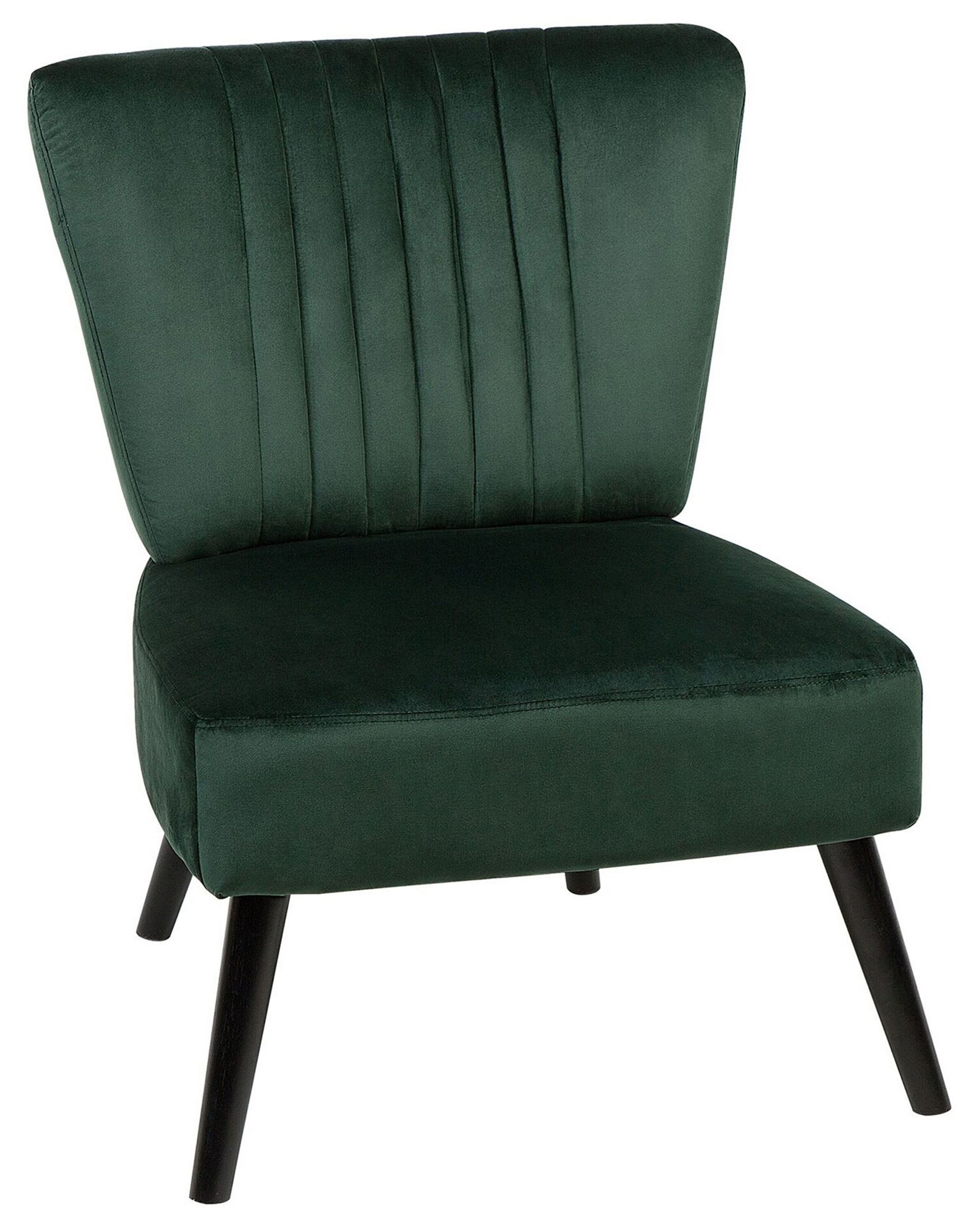 Velvet Armchair Emerald Green VAASA - Gemini Interiors
