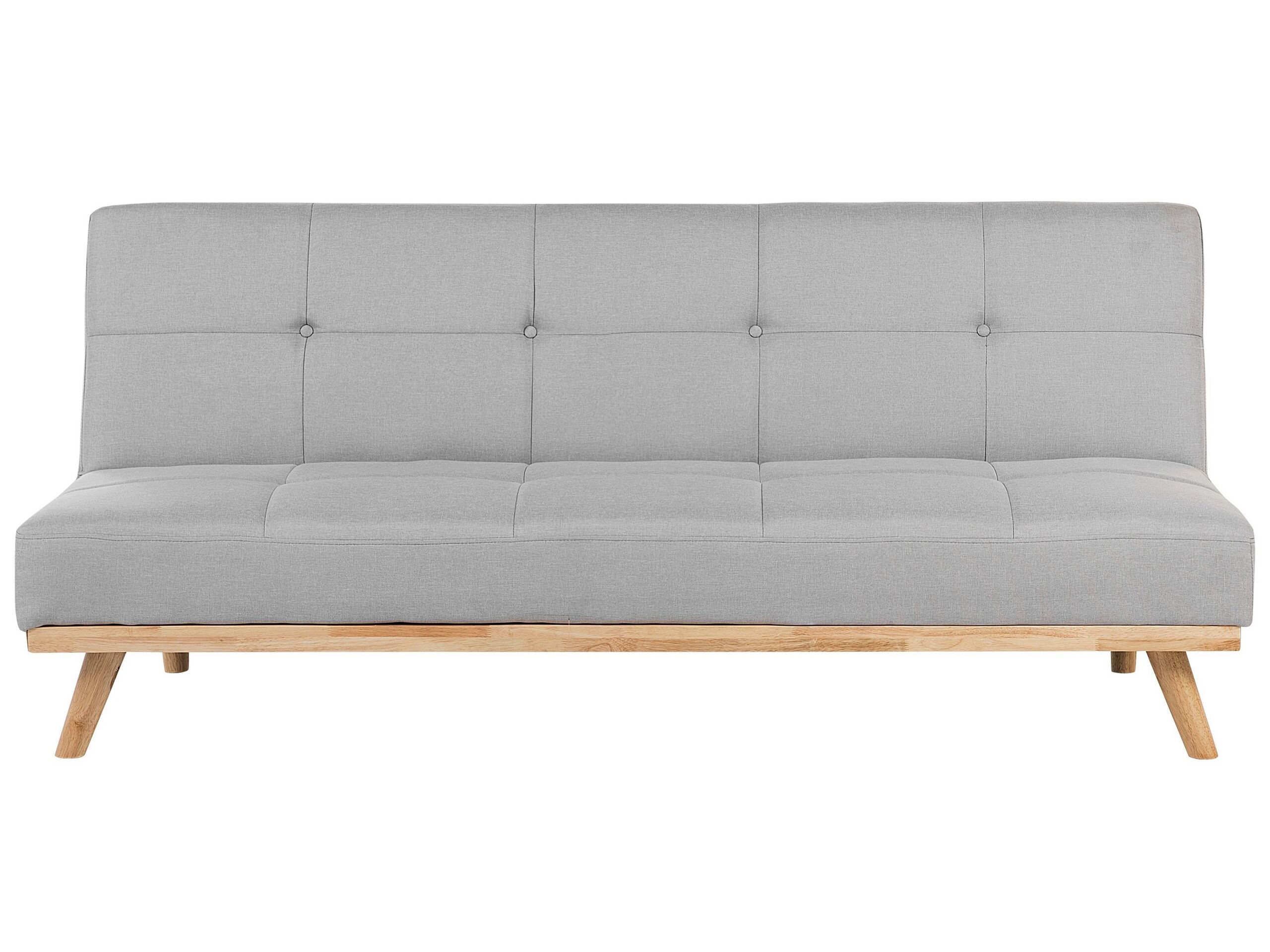 Fabric Sofa Bed Light Grey FROYA - Gemini Interiors