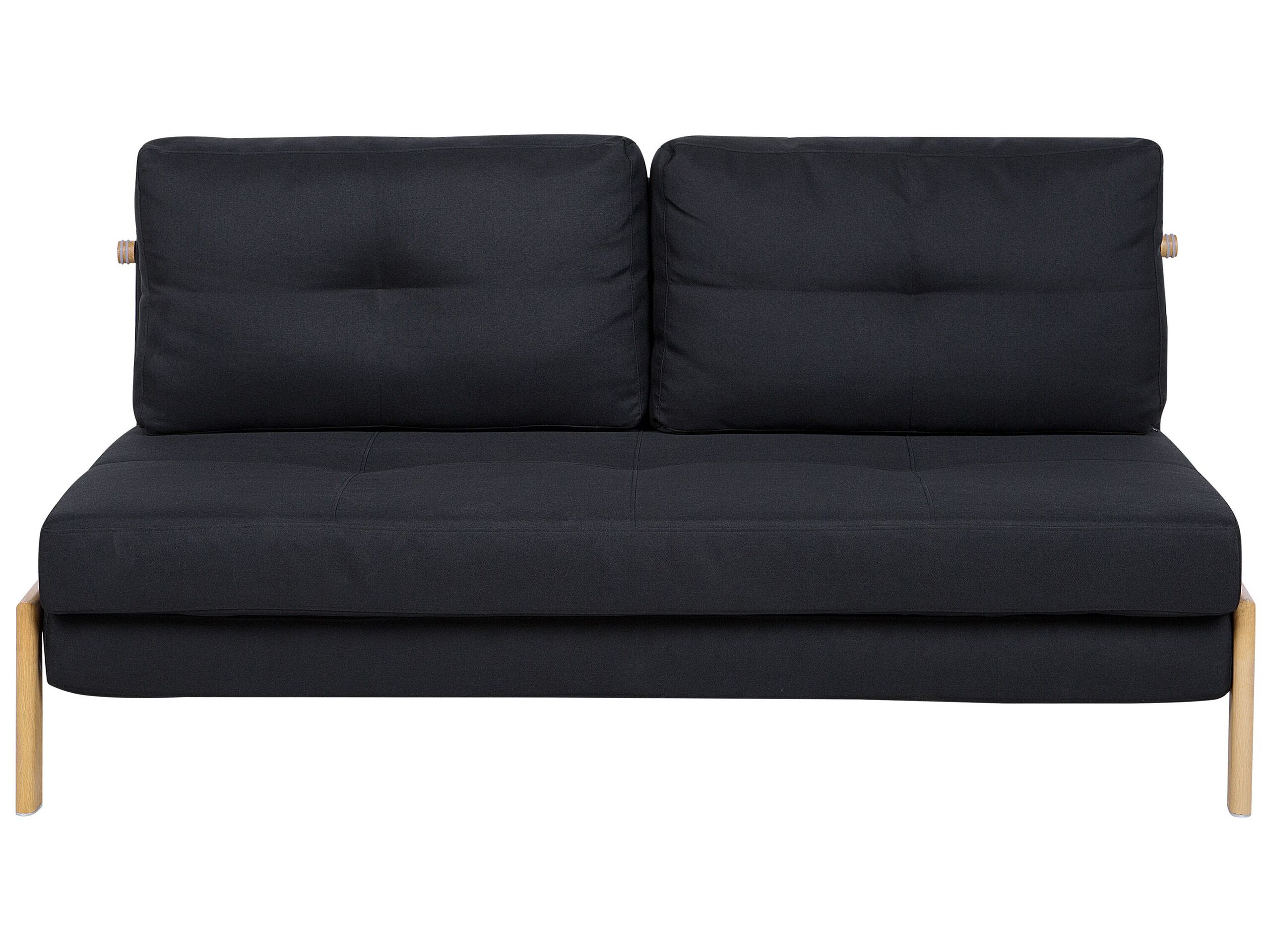Fabric Sofa Bed Black EDLAND - Gemini Interiors