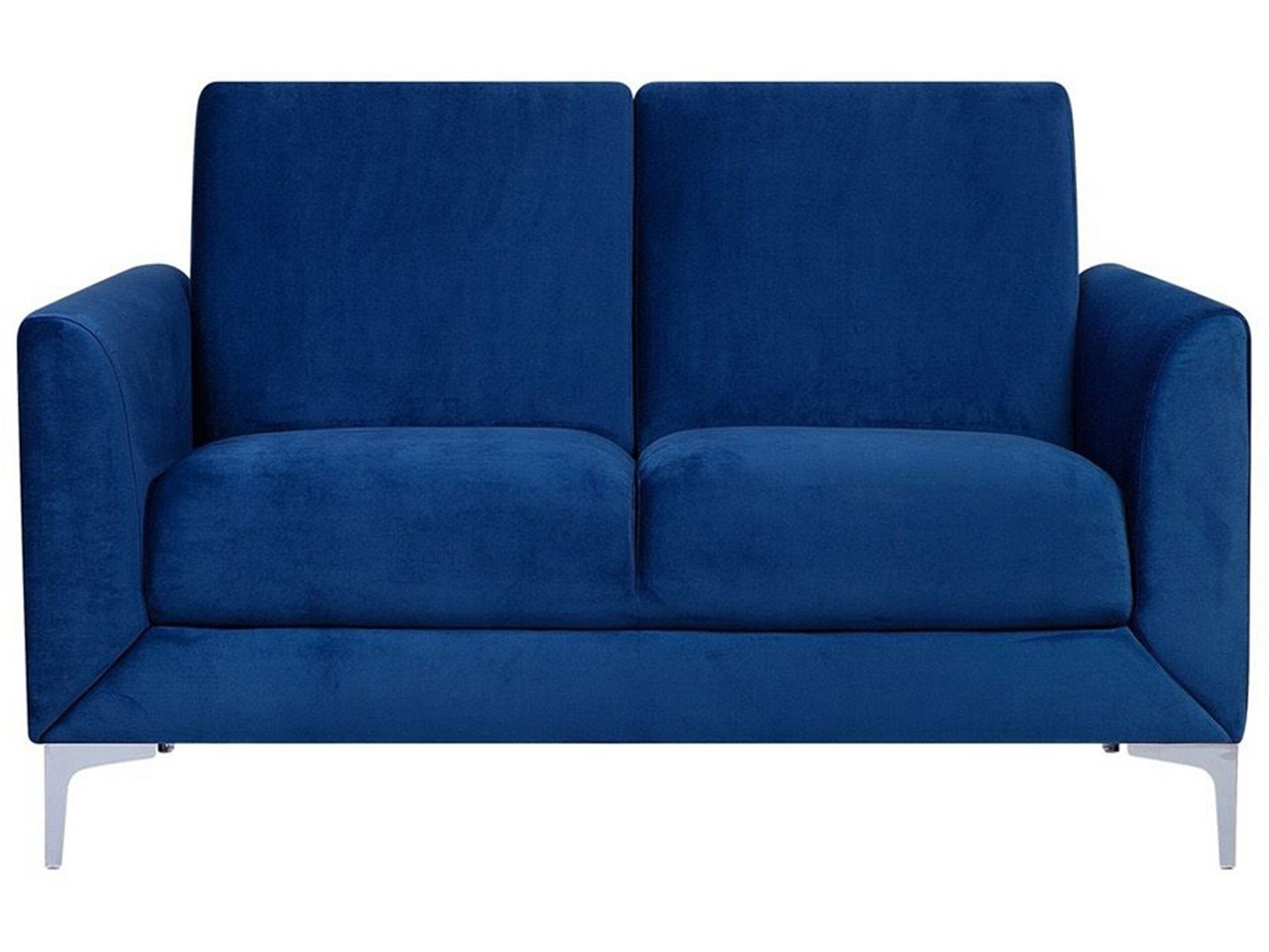 2 Seater Velvet Sofa Navy Blue FENES - Gemini Interiors