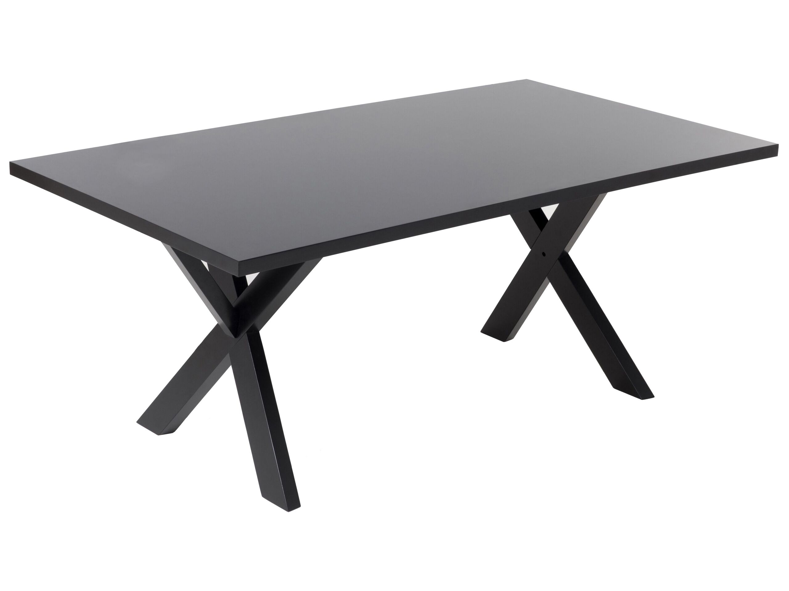 Dining Table 180 x 100 cm Black LISALA - Gemini Interiors