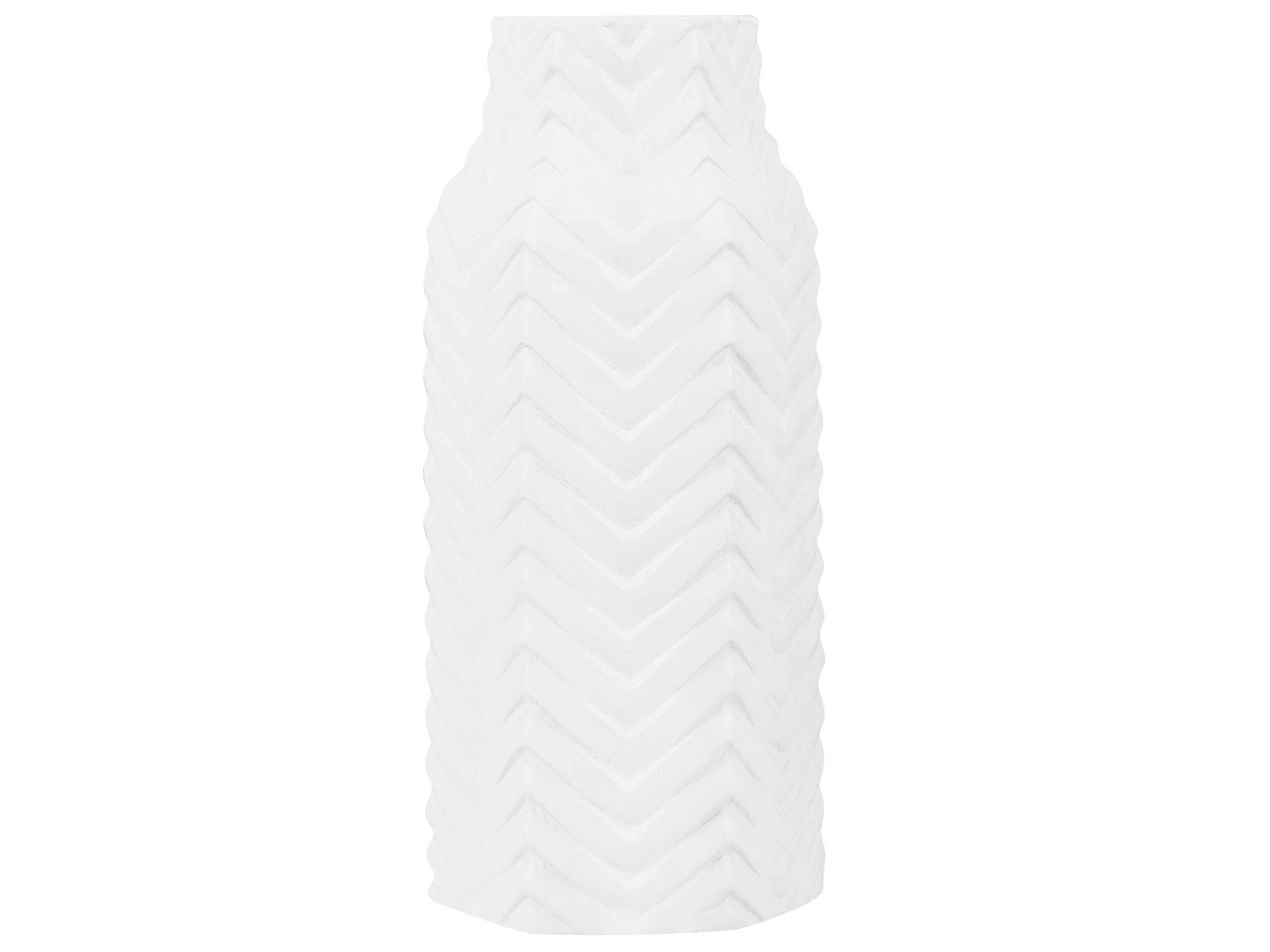 Stoneware Decorative Vase 32 White - Gemini Interiors