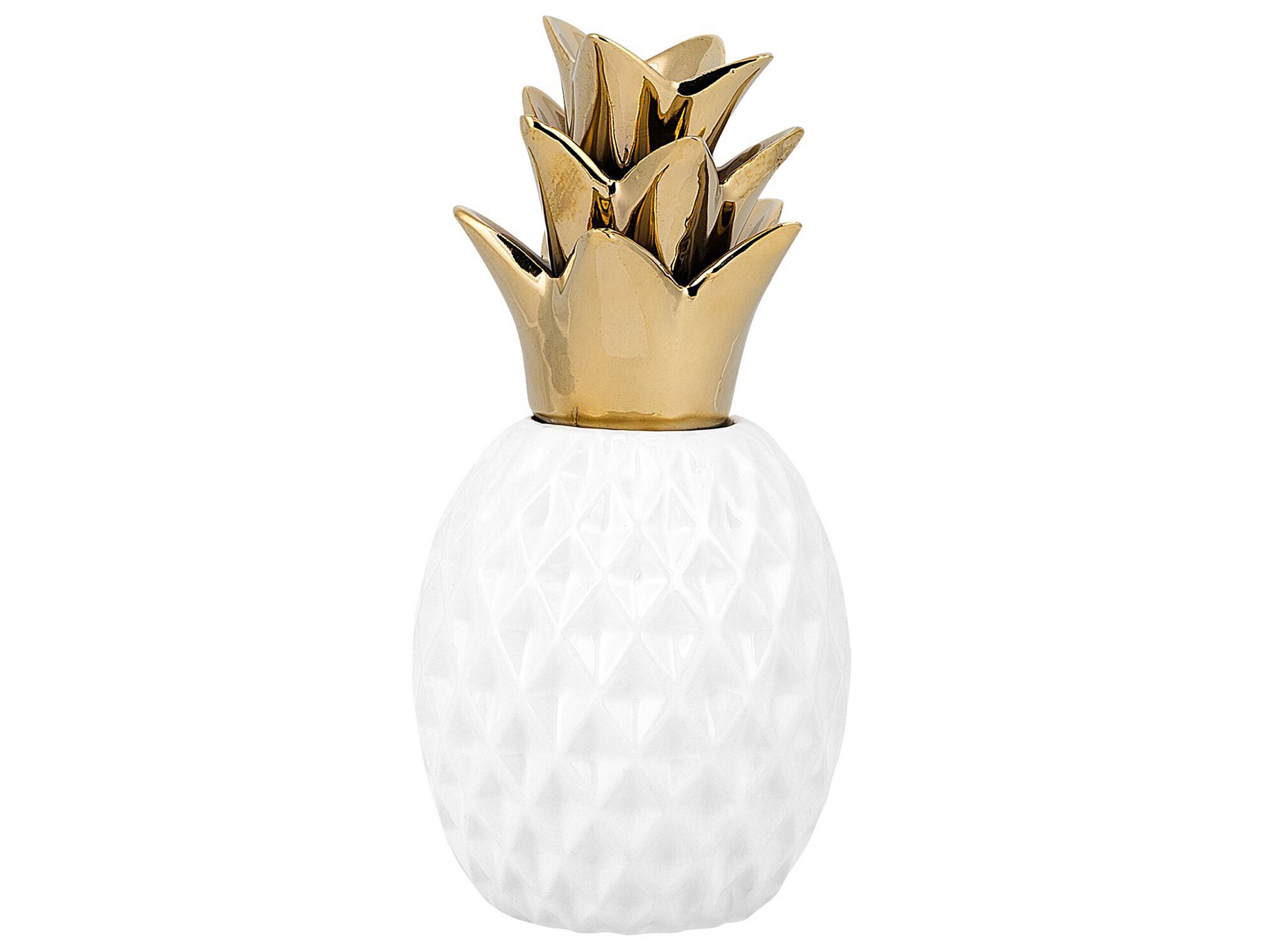 Decorative Figurine White with Gold TYANA - Gemini Interiors