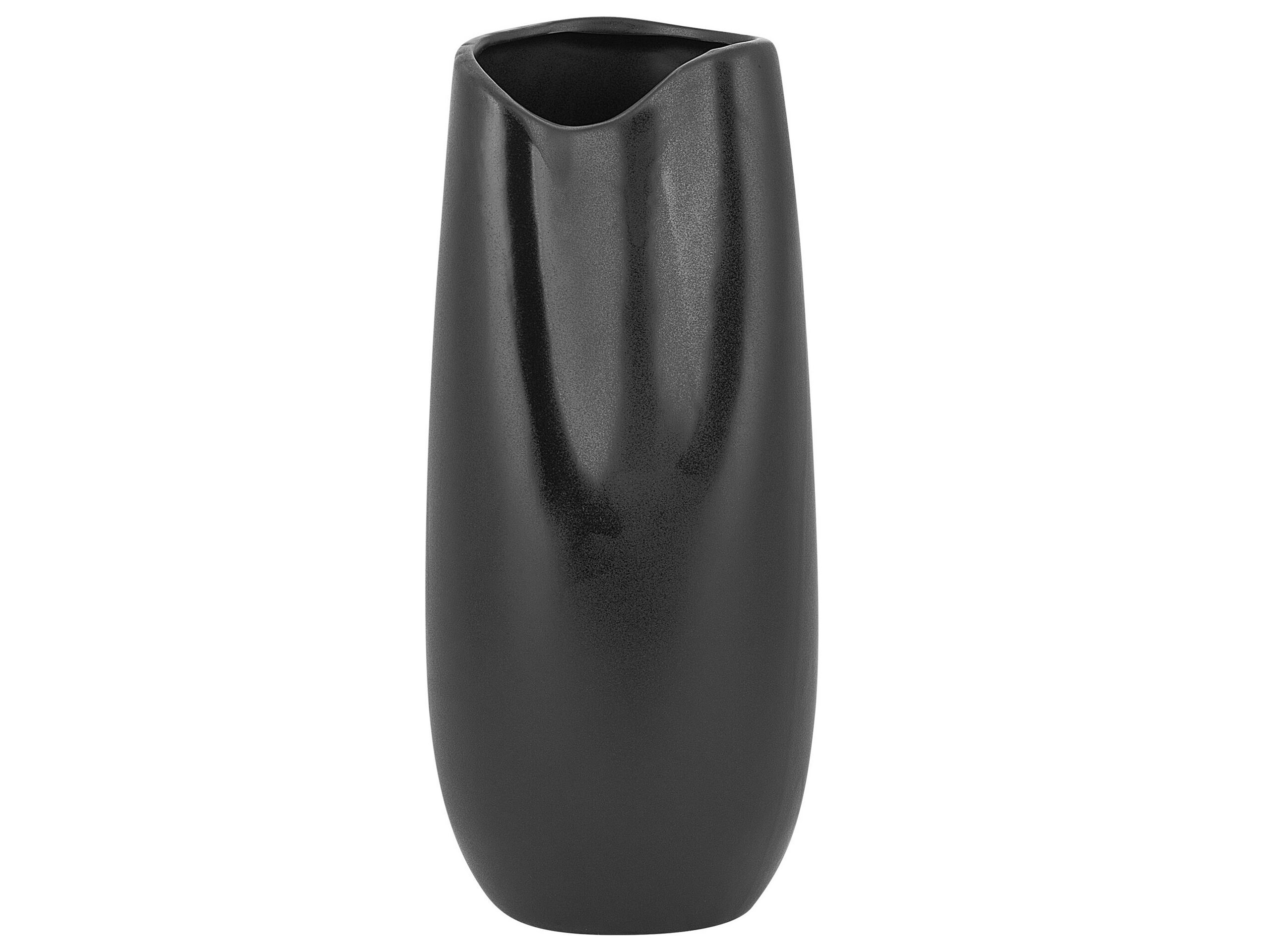 Stoneware Decorative Vase 32 Black - Gemini Interiors