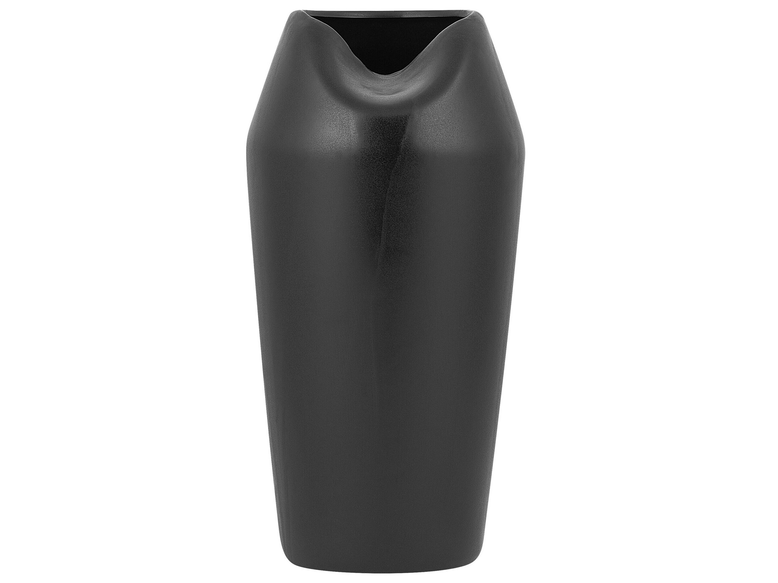Stoneware Decorative Vase 33 Black - Gemini Interiors