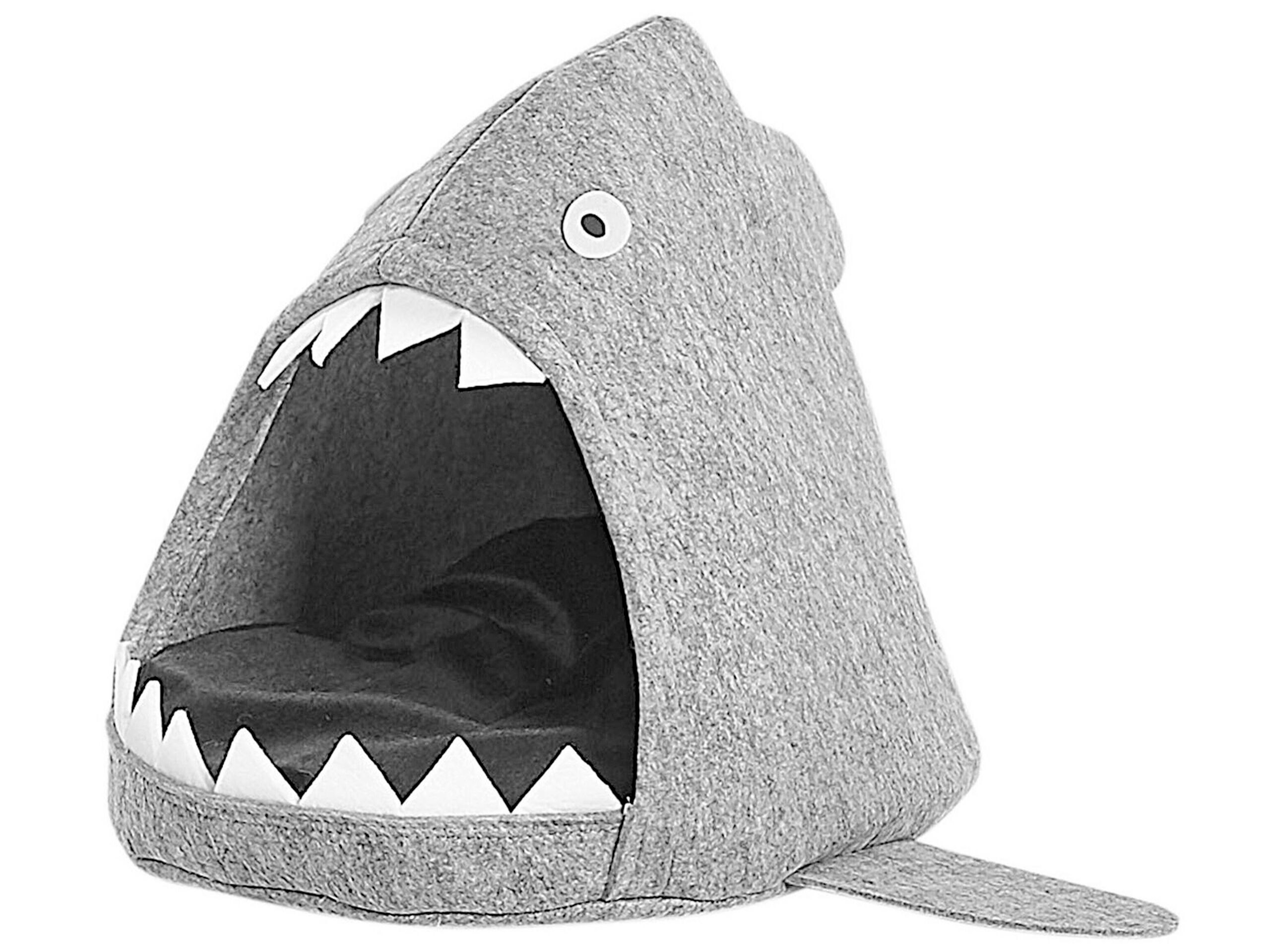 Felt Pet Bed Light 42 x 37 x 44 cm Grey PIRANHA - Gemini Interiors
