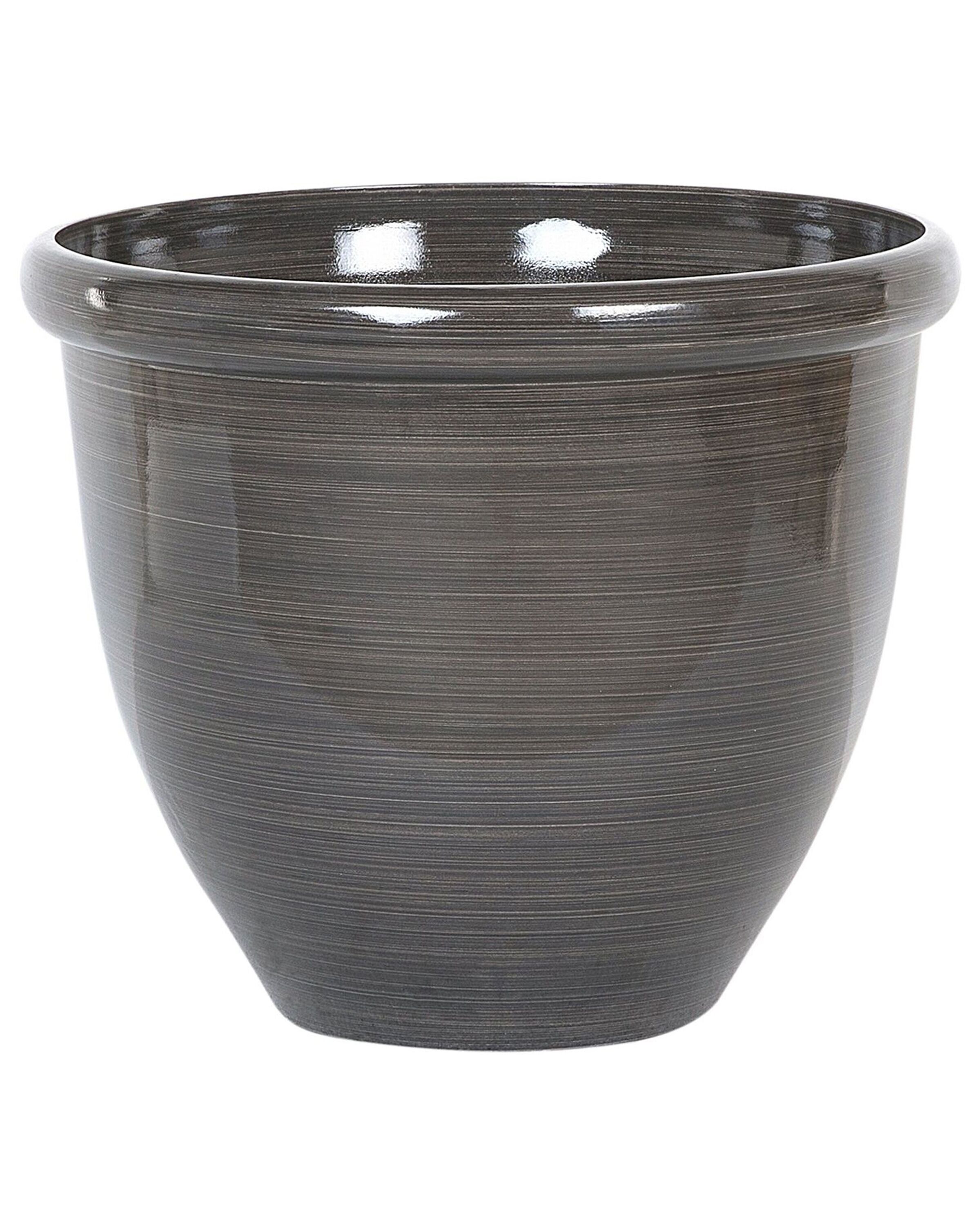 Plant Pot âŒ€ 49 cm Brown TESALIA - Gemini Interiors