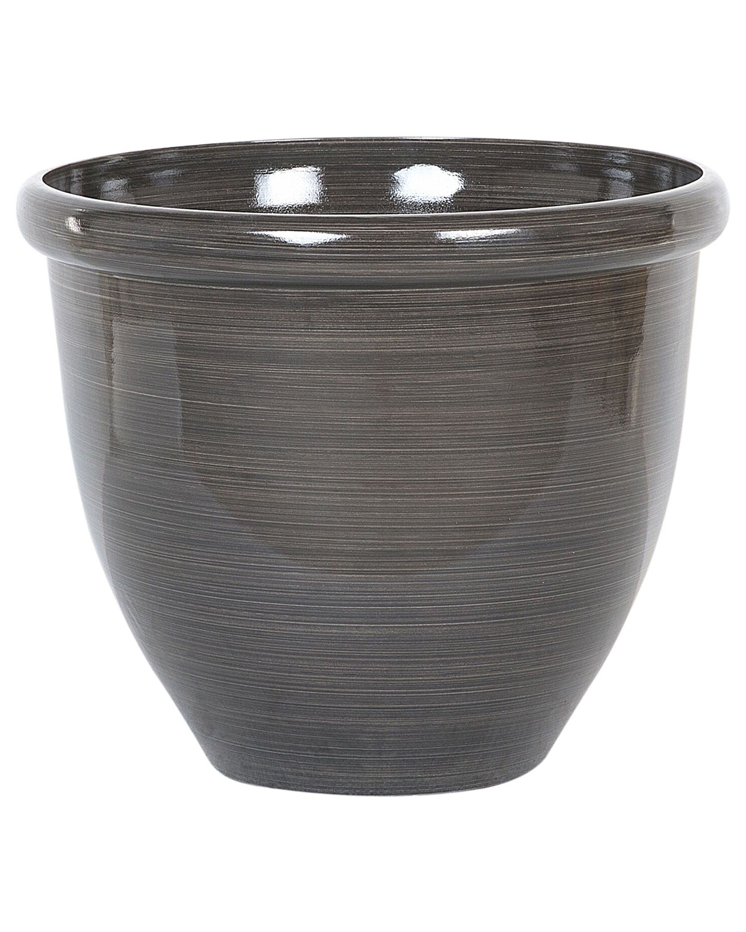 Plant Pot âŒ€ 44 cm Brown TESALIA - Gemini Interiors
