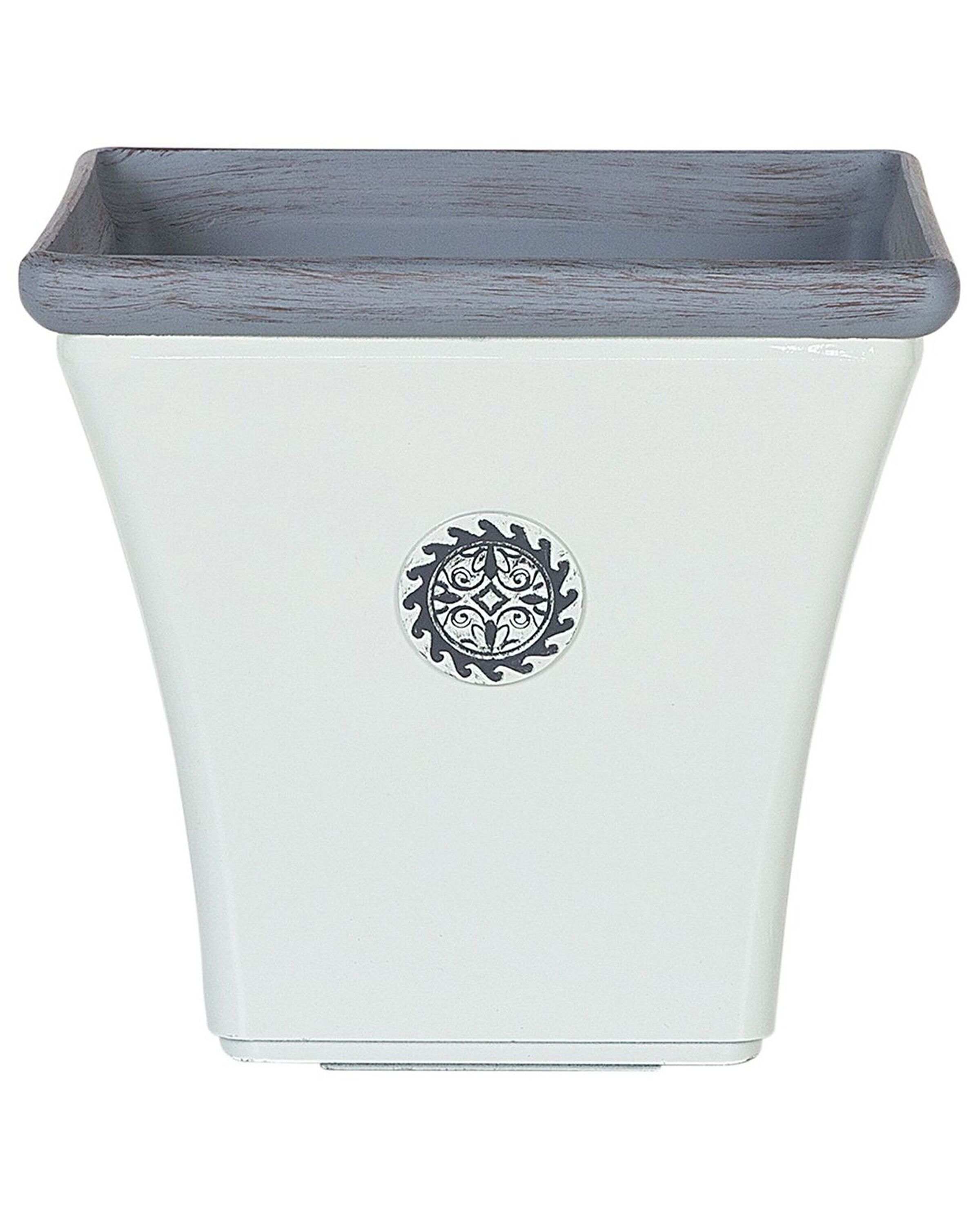 Plant Pot 37 x 37 x 35 cm White ELATEIA - Gemini Interiors