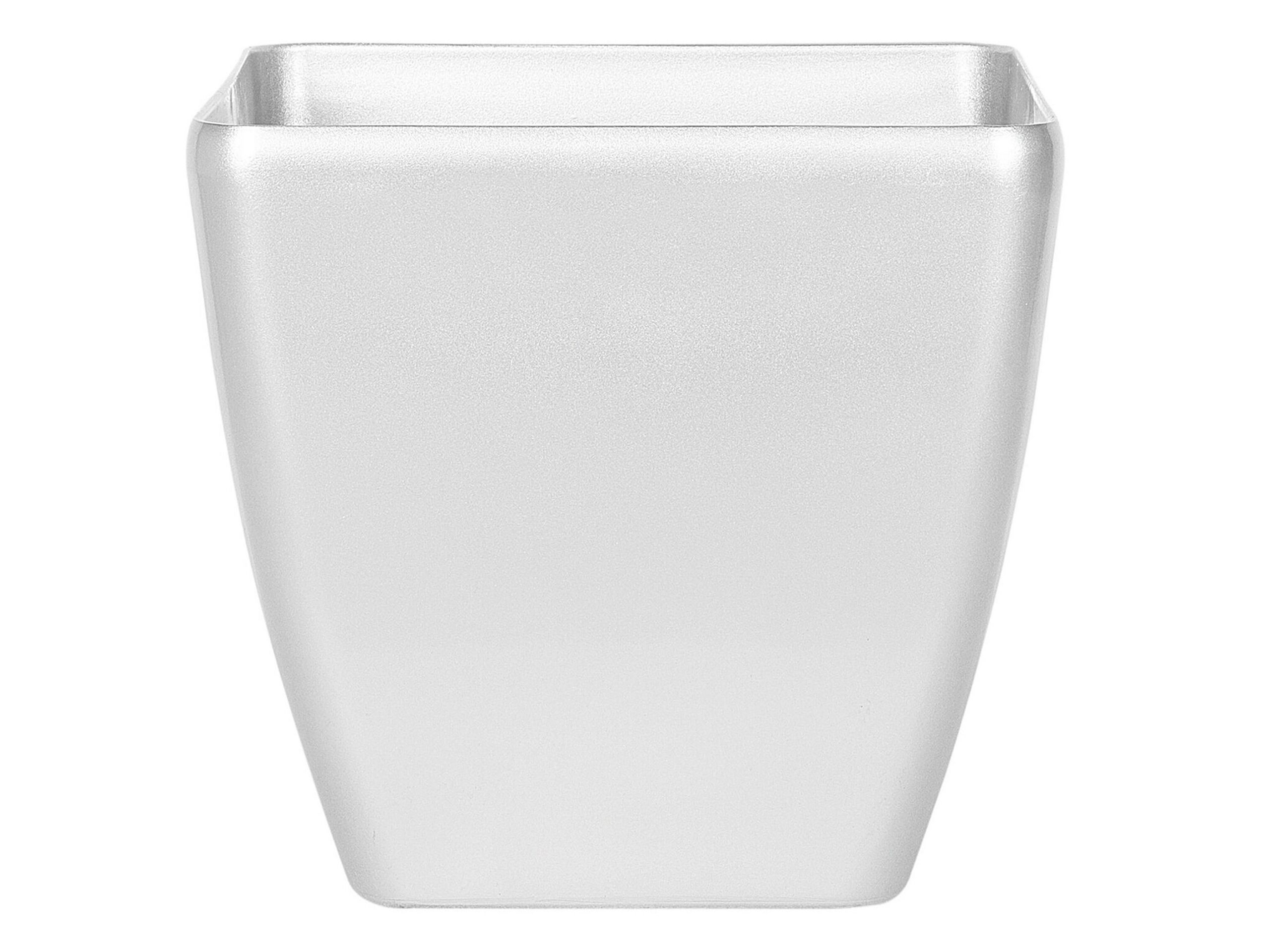 Plant Pot 35 x 35 x 34 cm Silver ASTRAS - Gemini Interiors