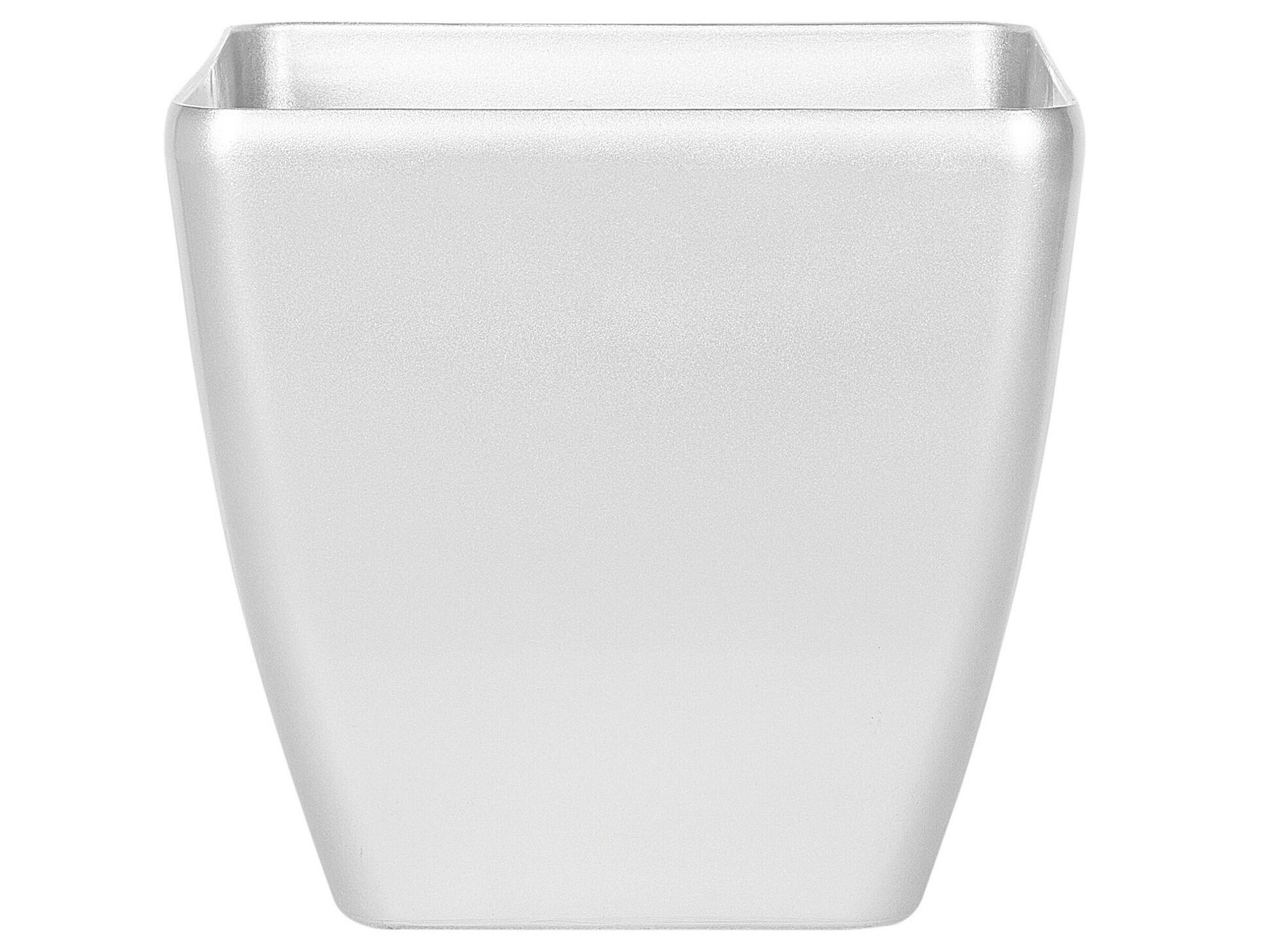 Plant Pot 50 x 50 x 48 cm Silver ASTRAS - Gemini Interiors