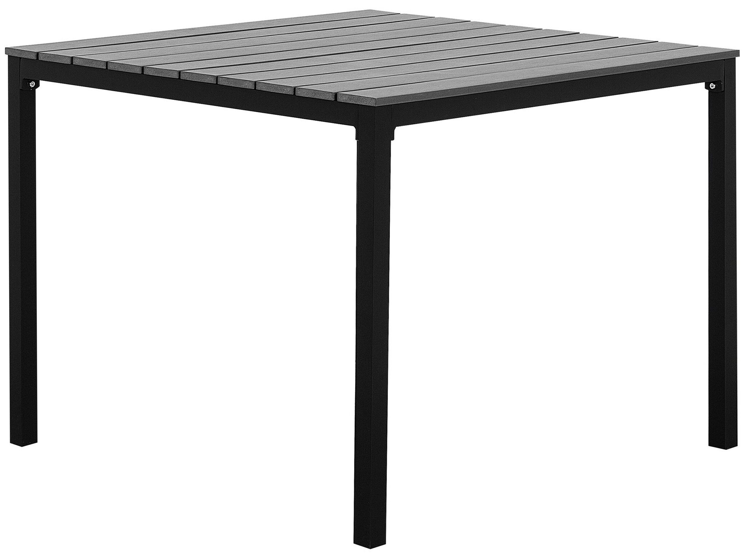 Garden Dining Table 95 x 95 cm Grey PRATO - Gemini Interiors