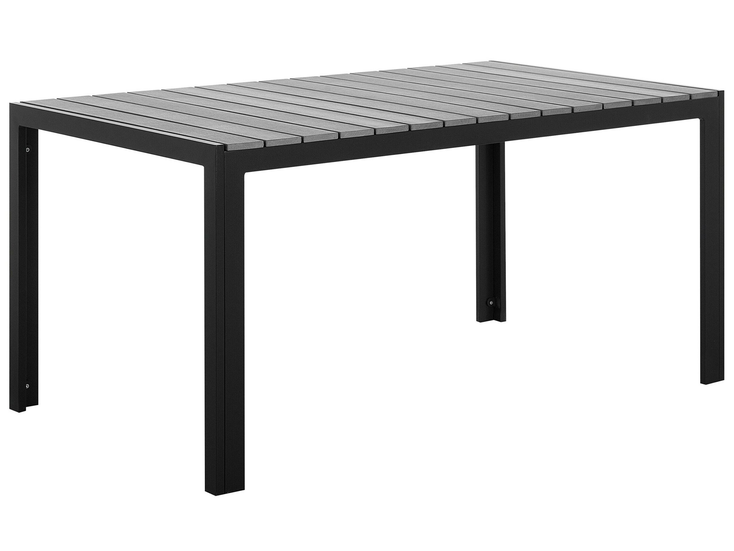 Garden Dining Table 150 x 90 cm Grey COMO - Gemini Interiors