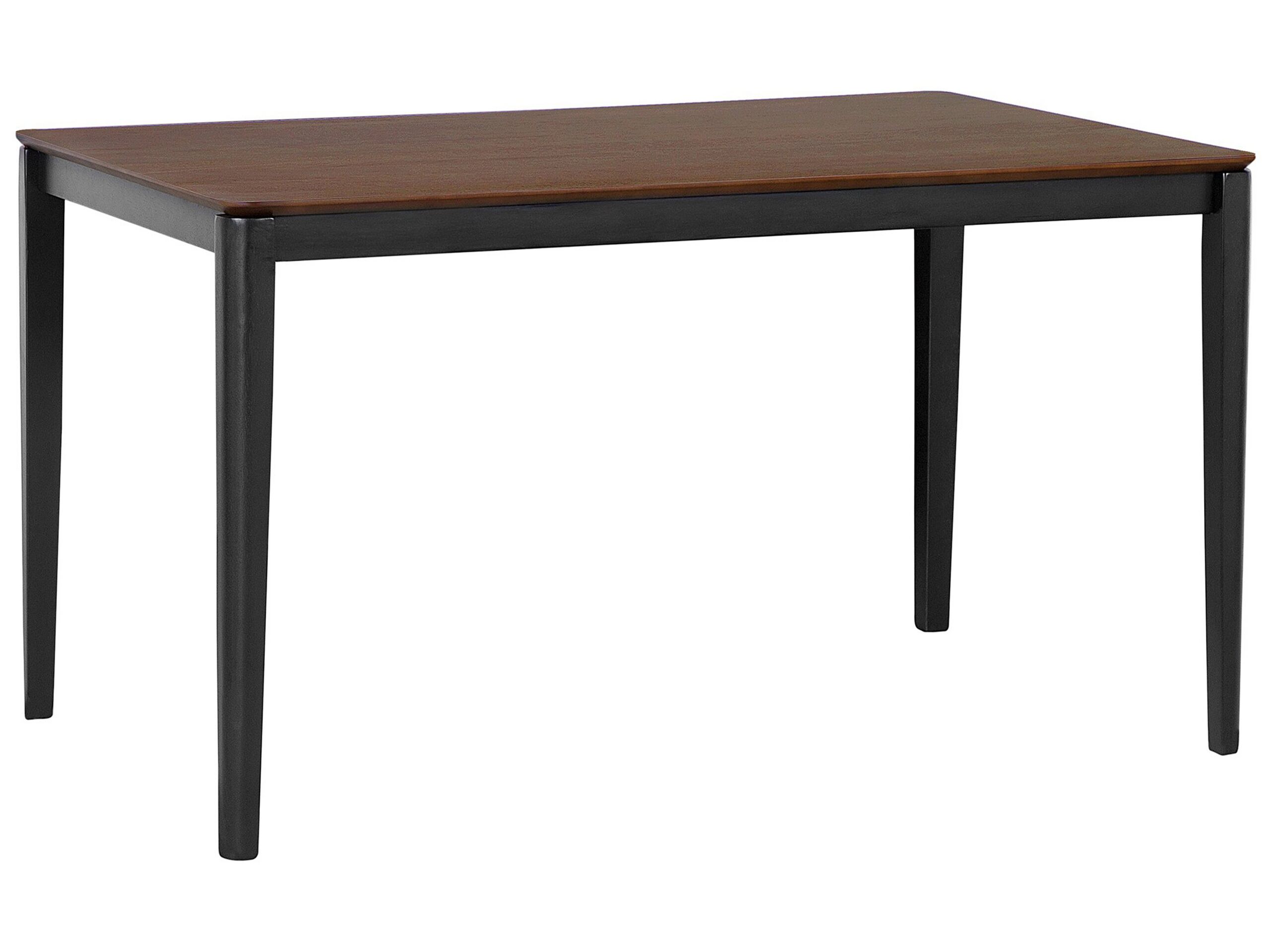 Dining Table 135 x 80 cm Dark Wood CEDAR - Gemini Interiors
