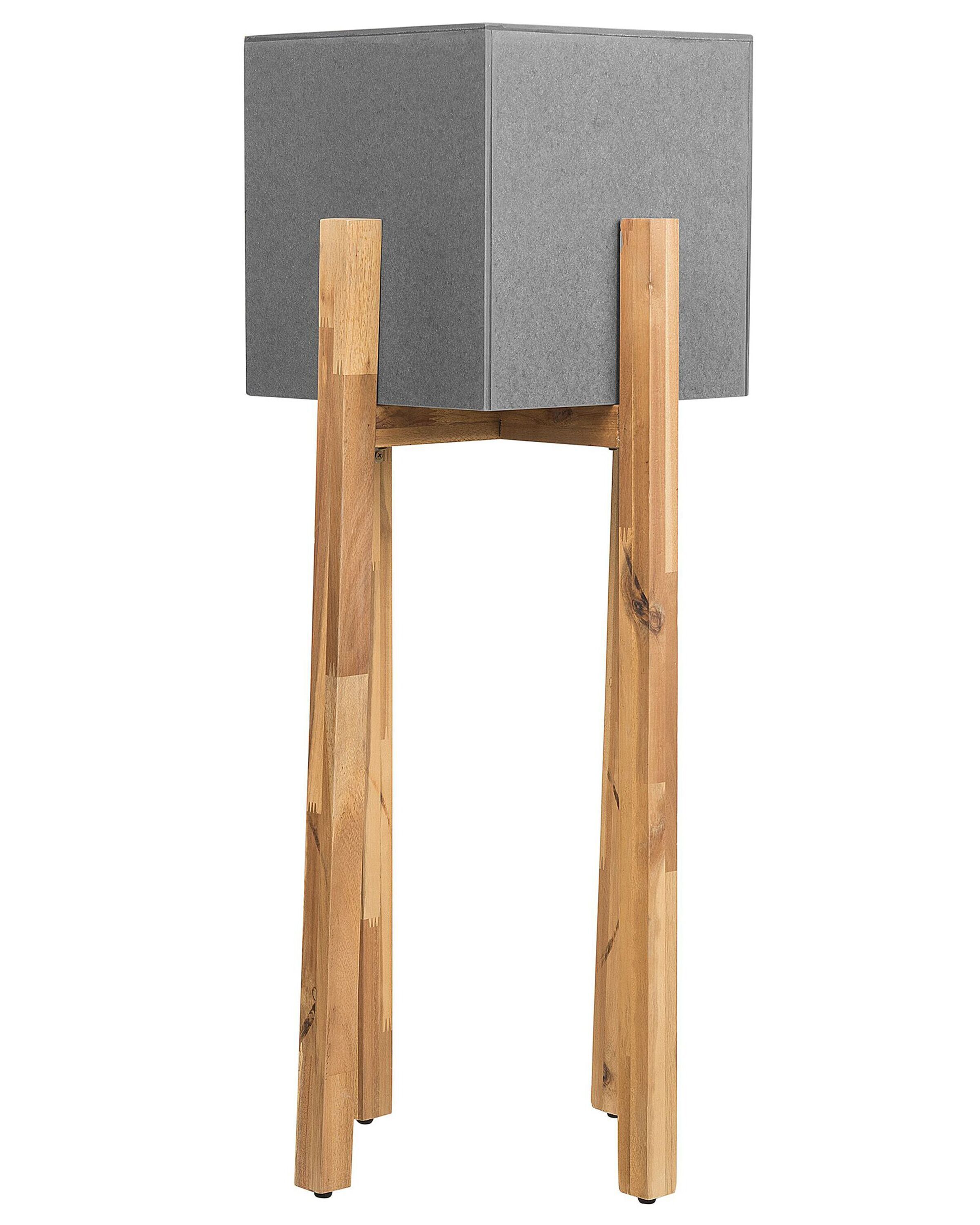 Plant Stand Grey DRIMOS - Gemini Interiors