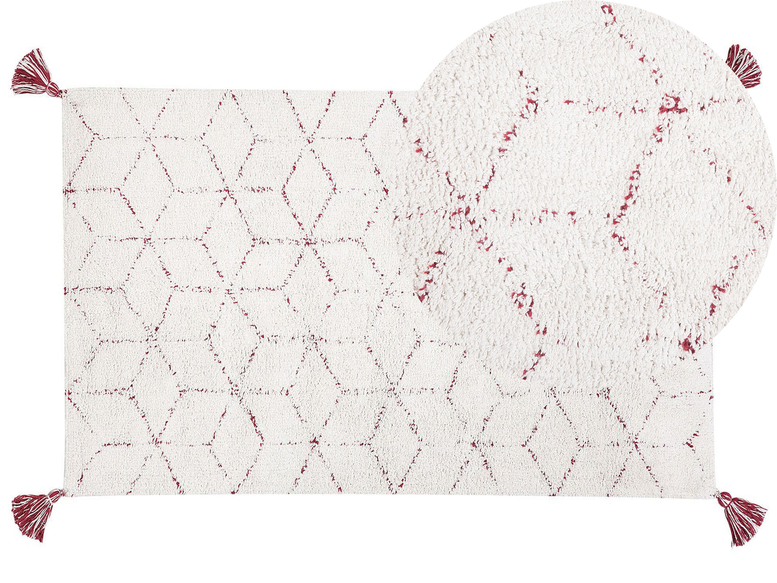 Shaggy Area Rug 80x150cm White - Gemini Interiors