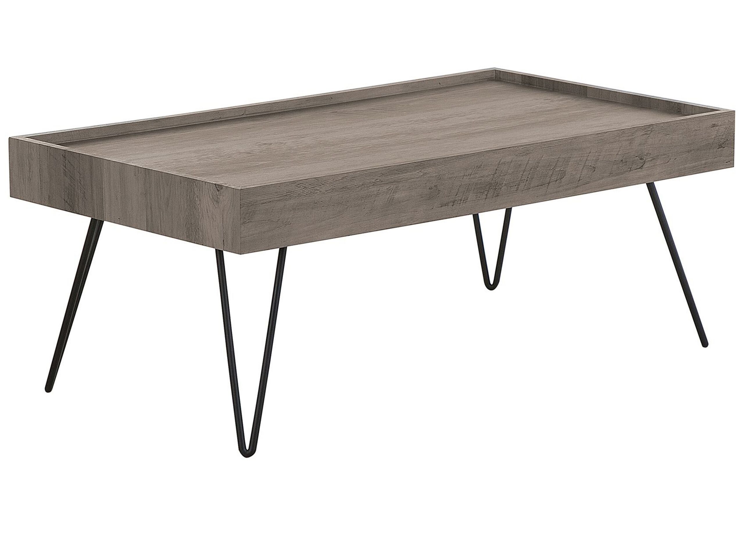 Coffee Table Grey Wood WELTON - Gemini Interiors