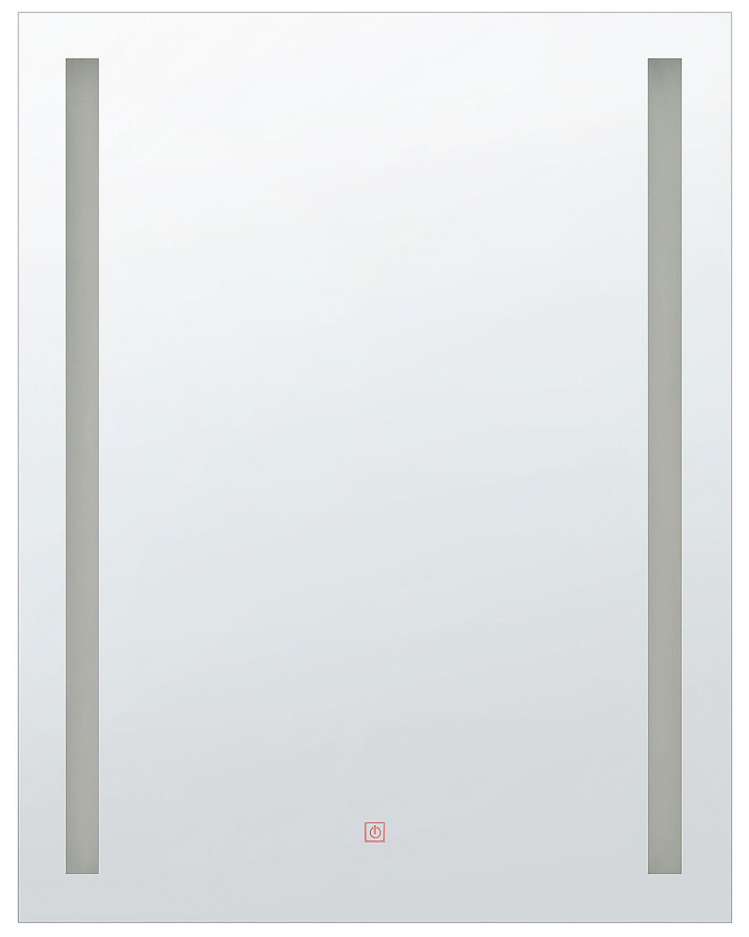LED Wall Mirror 60x80cm Silver - Gemini Interiors
