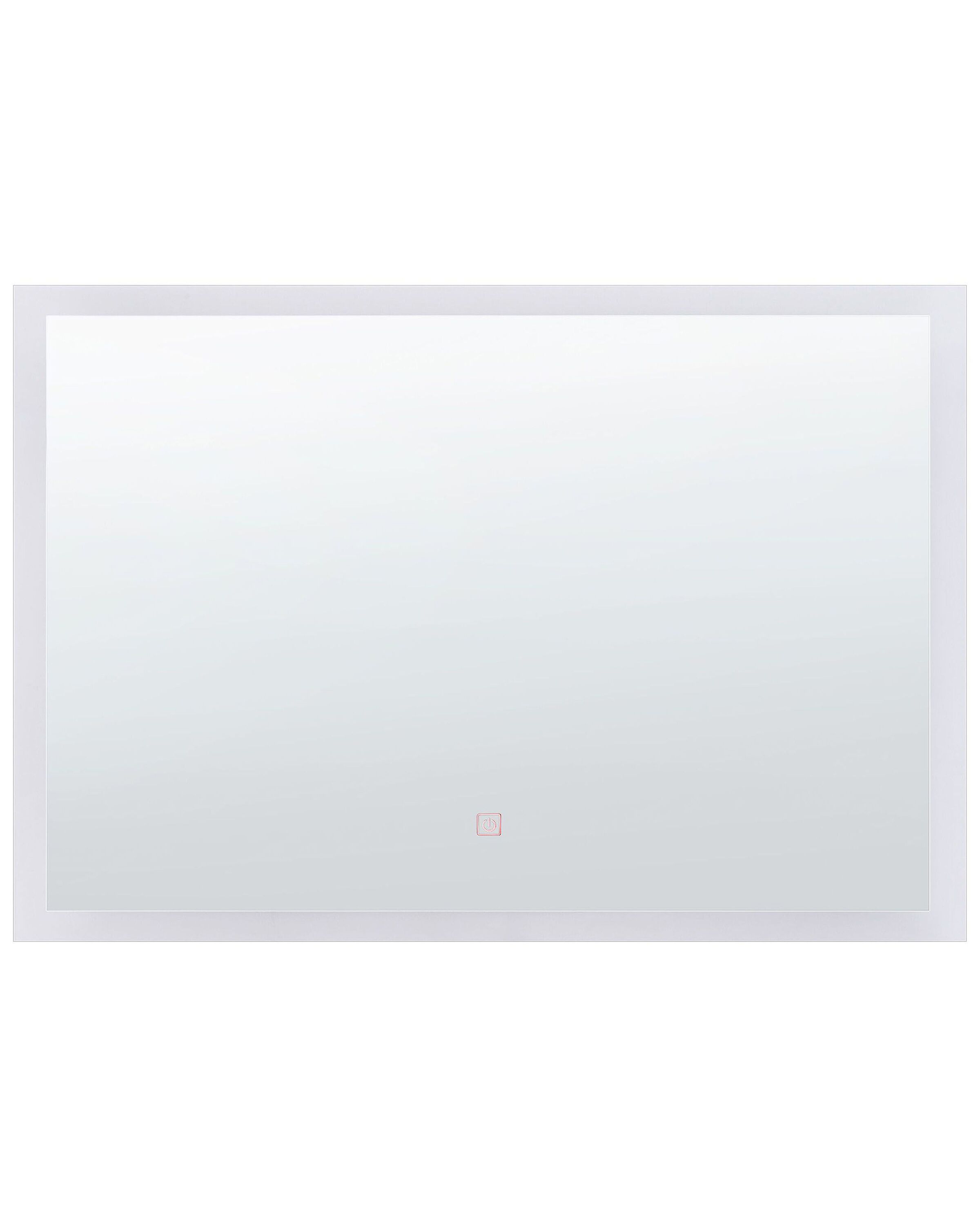 LED Wall Mirror 60x80cm Silver - Gemini Interiors