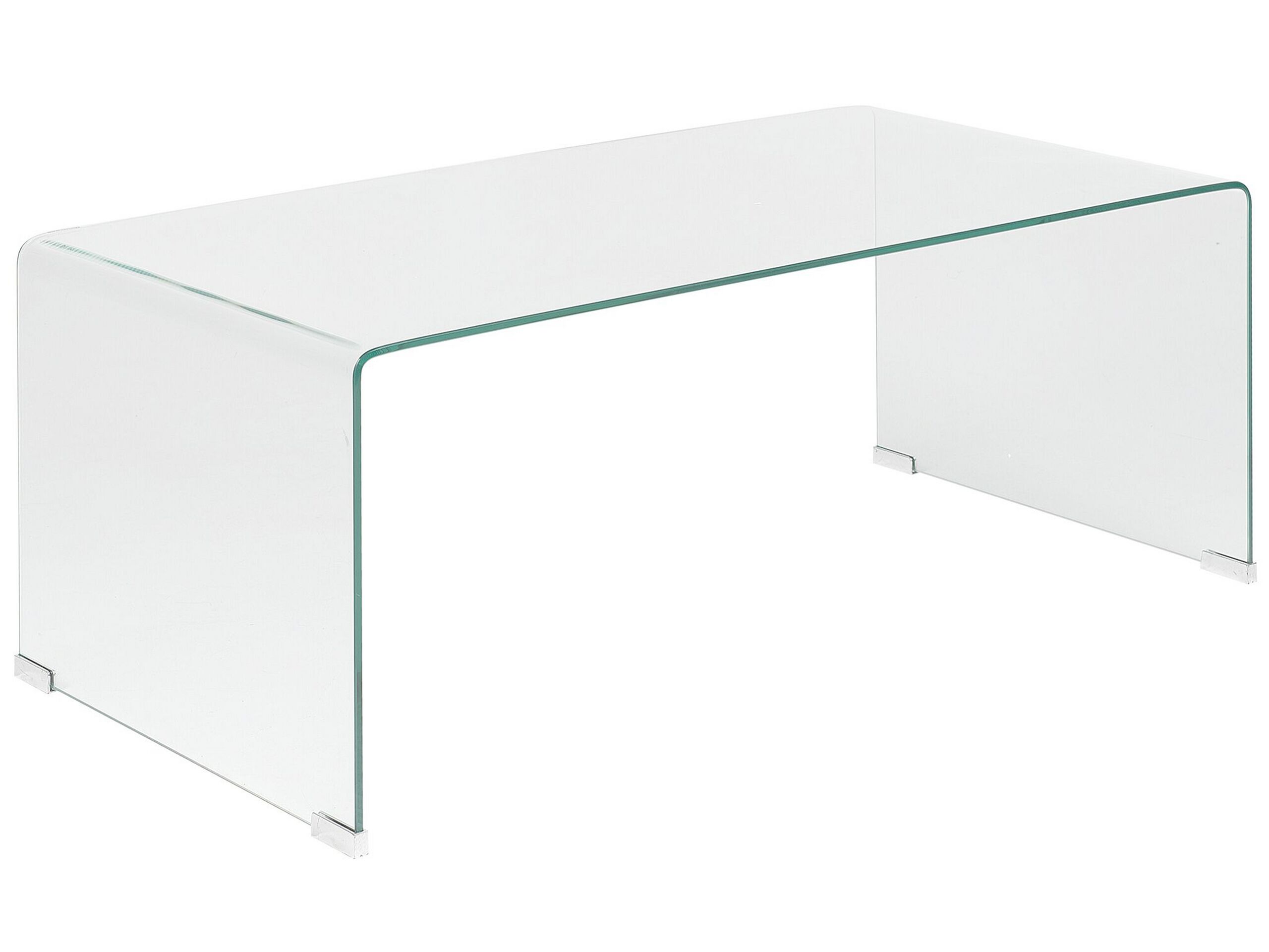 Glass Coffee Table Transparent KENDALL - Gemini Interiors