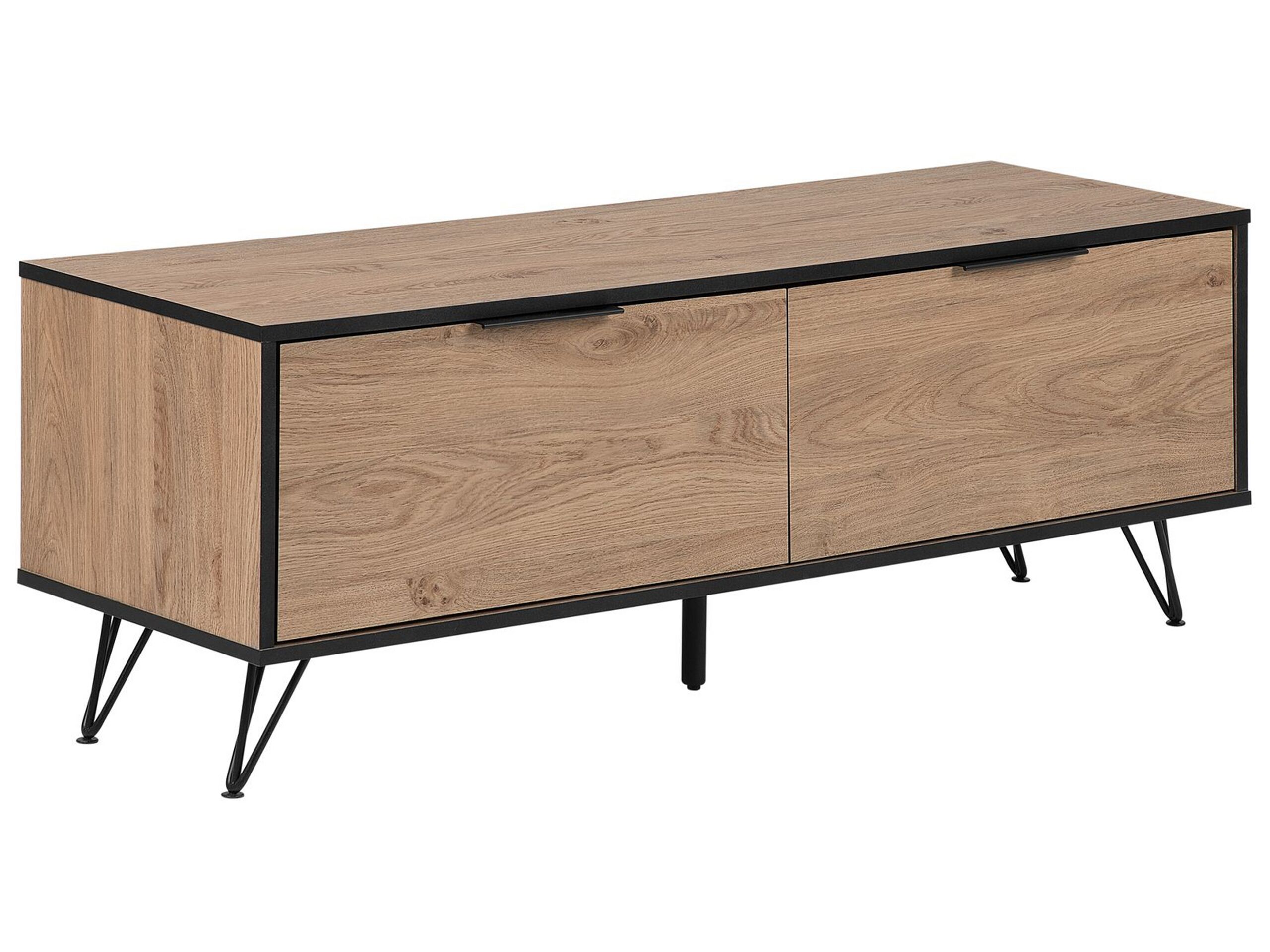 TV Stand Light Wood HALSTON - Gemini Interiors
