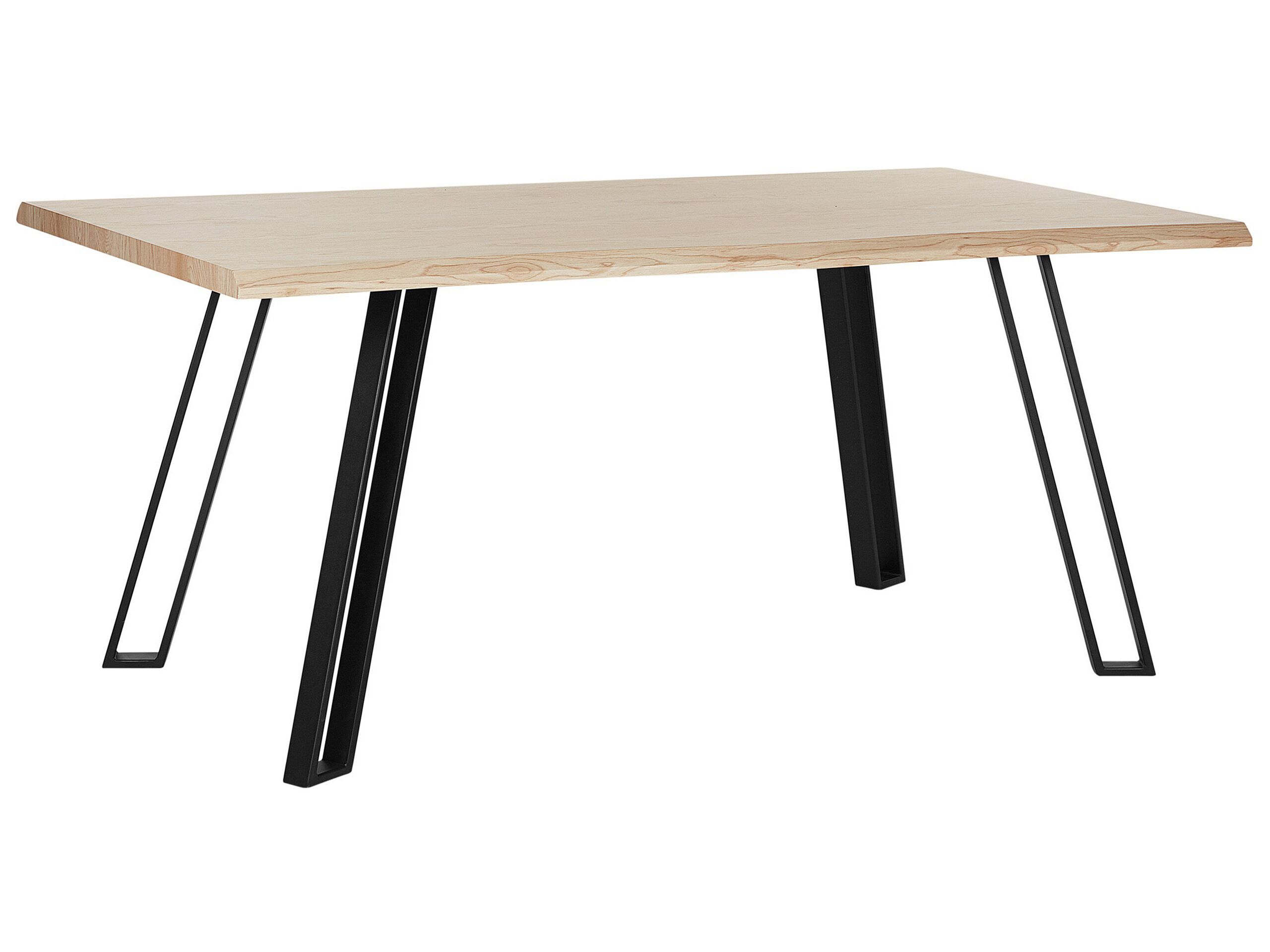 Dining Table 180 x 90 cm Light Wood GRAHAM - Gemini Interiors