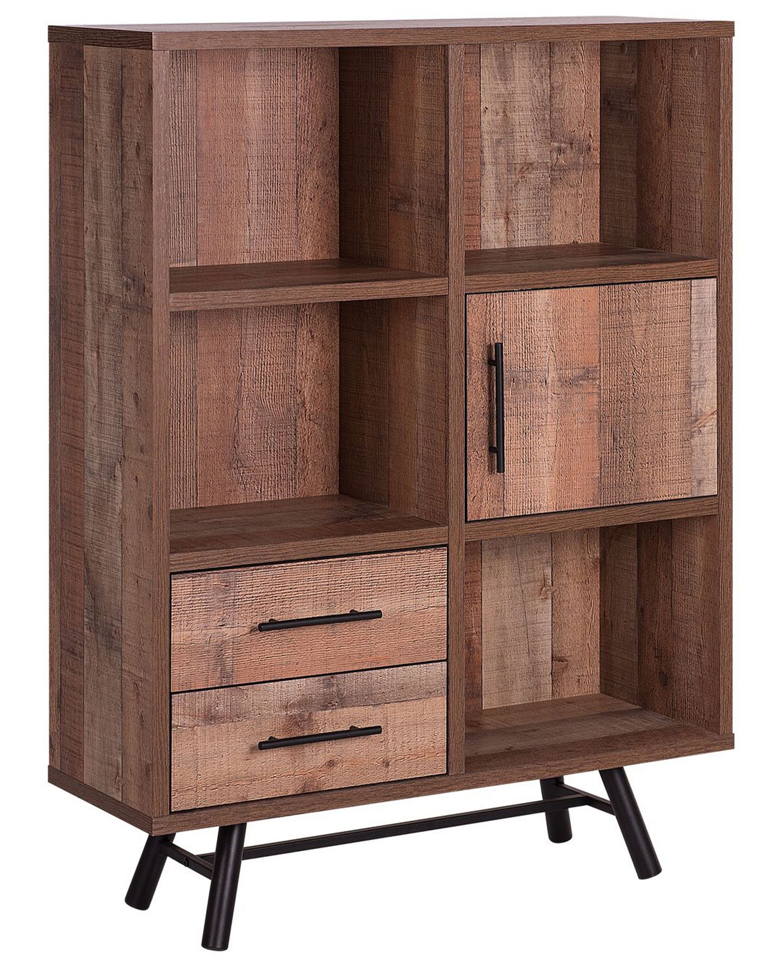 Bookcase Light Wood ATLANTA - Gemini Interiors