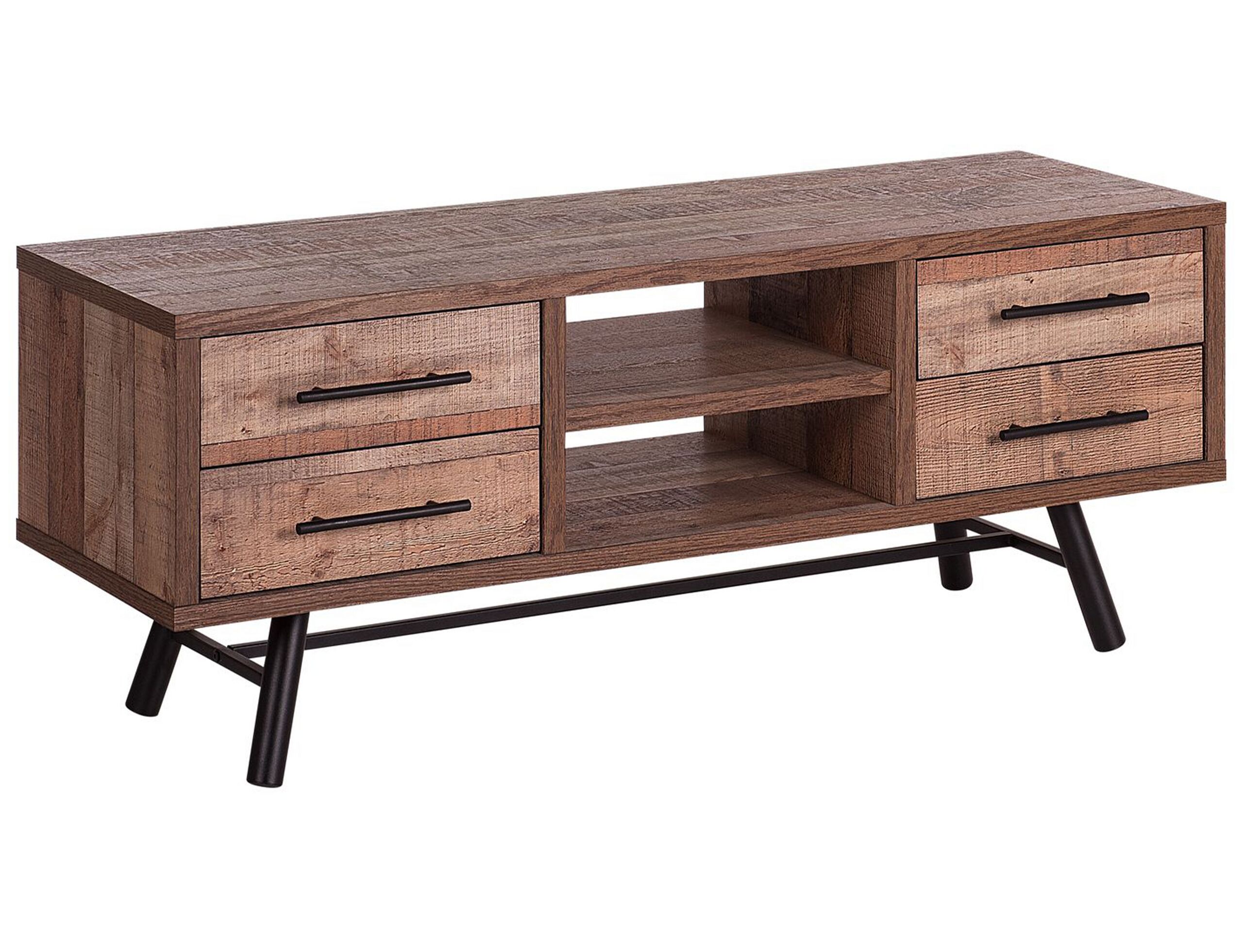 TV Stand Light Wood ATLANTA - Gemini Interiors