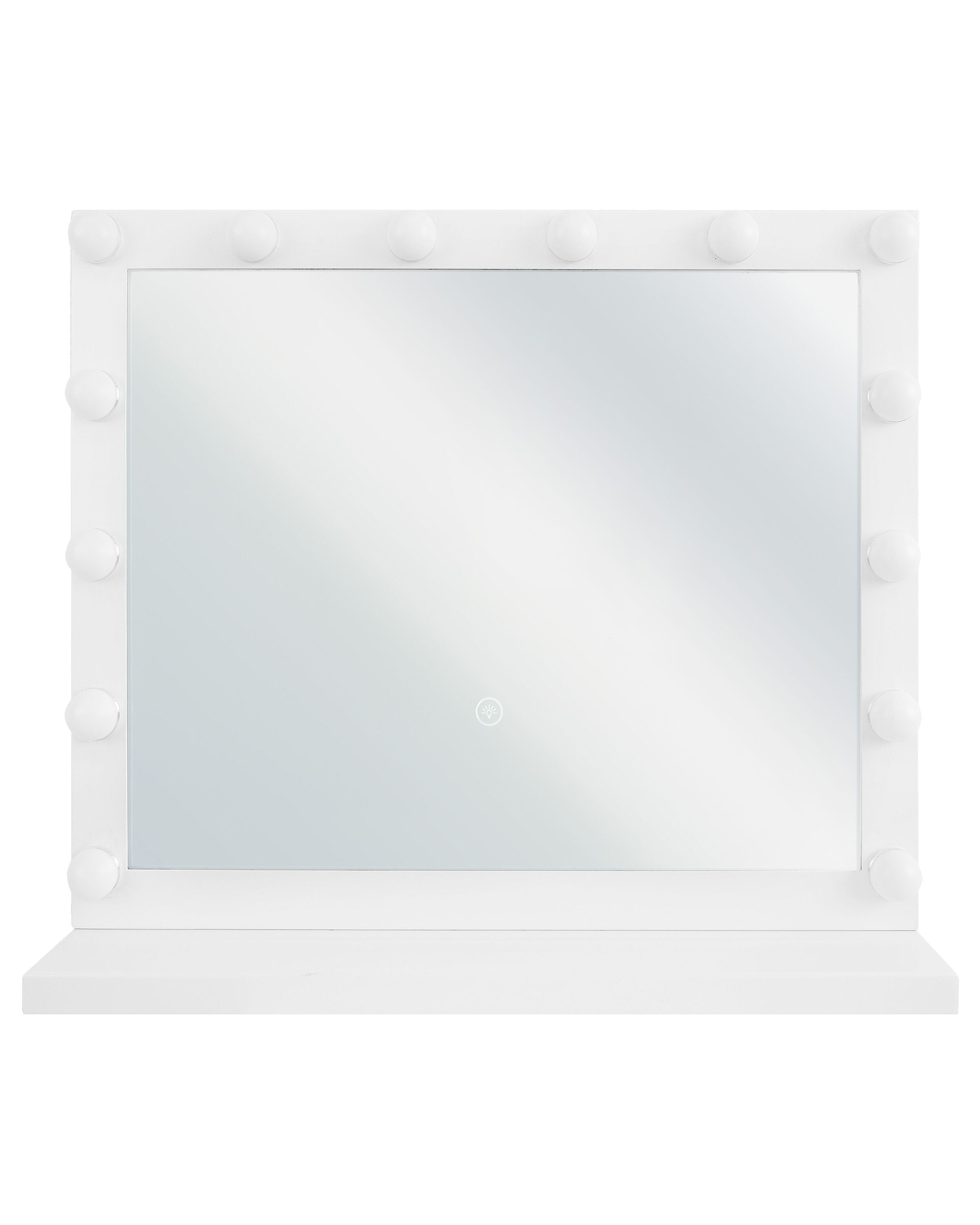 LED Dressing Table Mirror 50x60cm White - Gemini Interiors