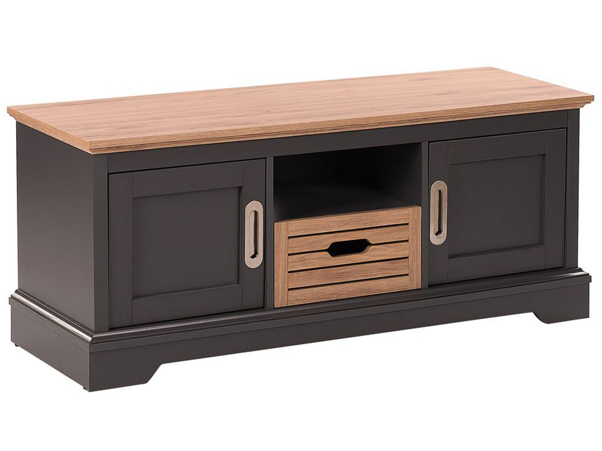 TV Stand Light Wood with Grey GARET - Gemini Interiors