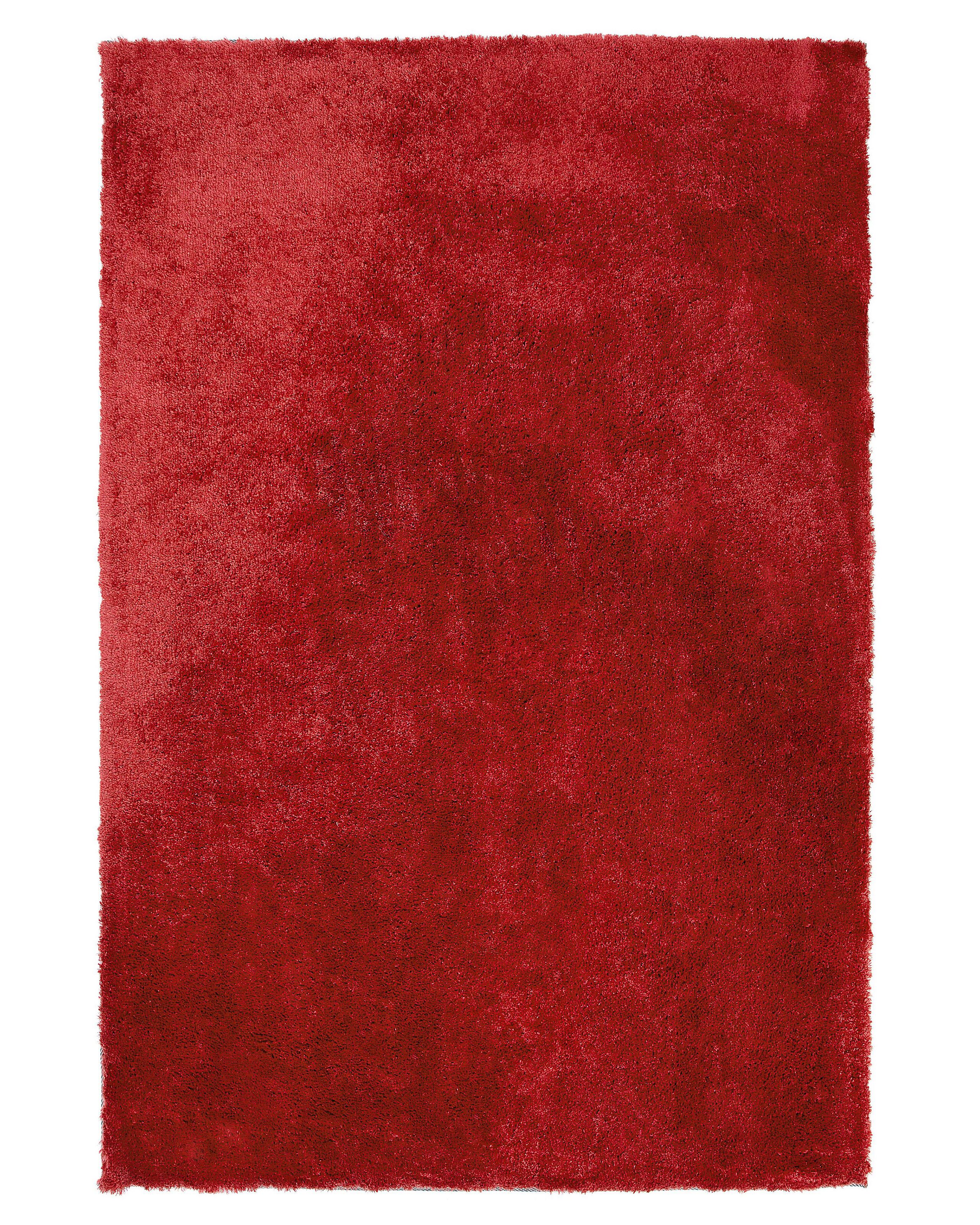 Shaggy Area Rug 140x200cm Red - Gemini Interiors