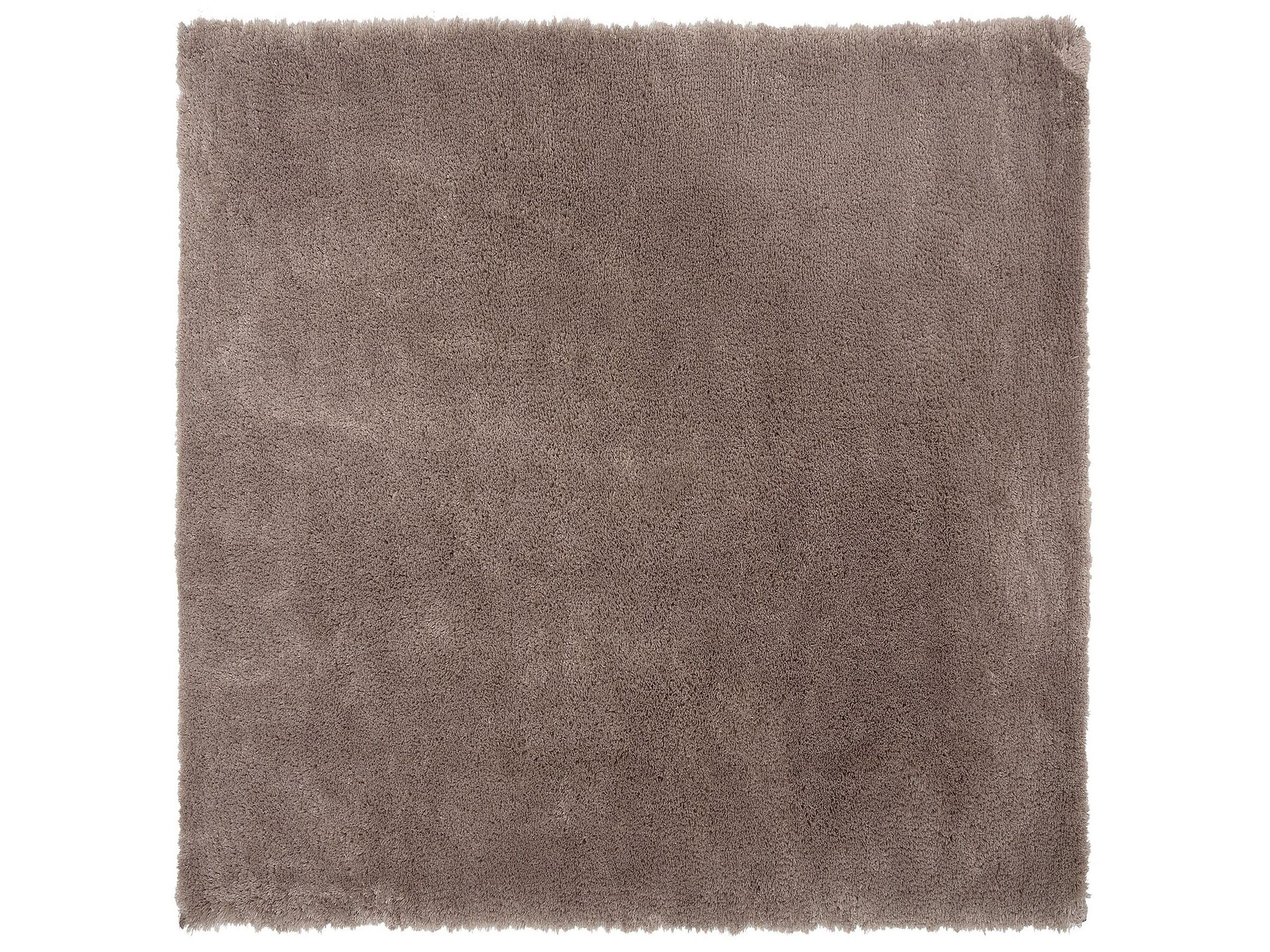 Shaggy Area Rug 200x200cm Light Brown - Gemini Interiors
