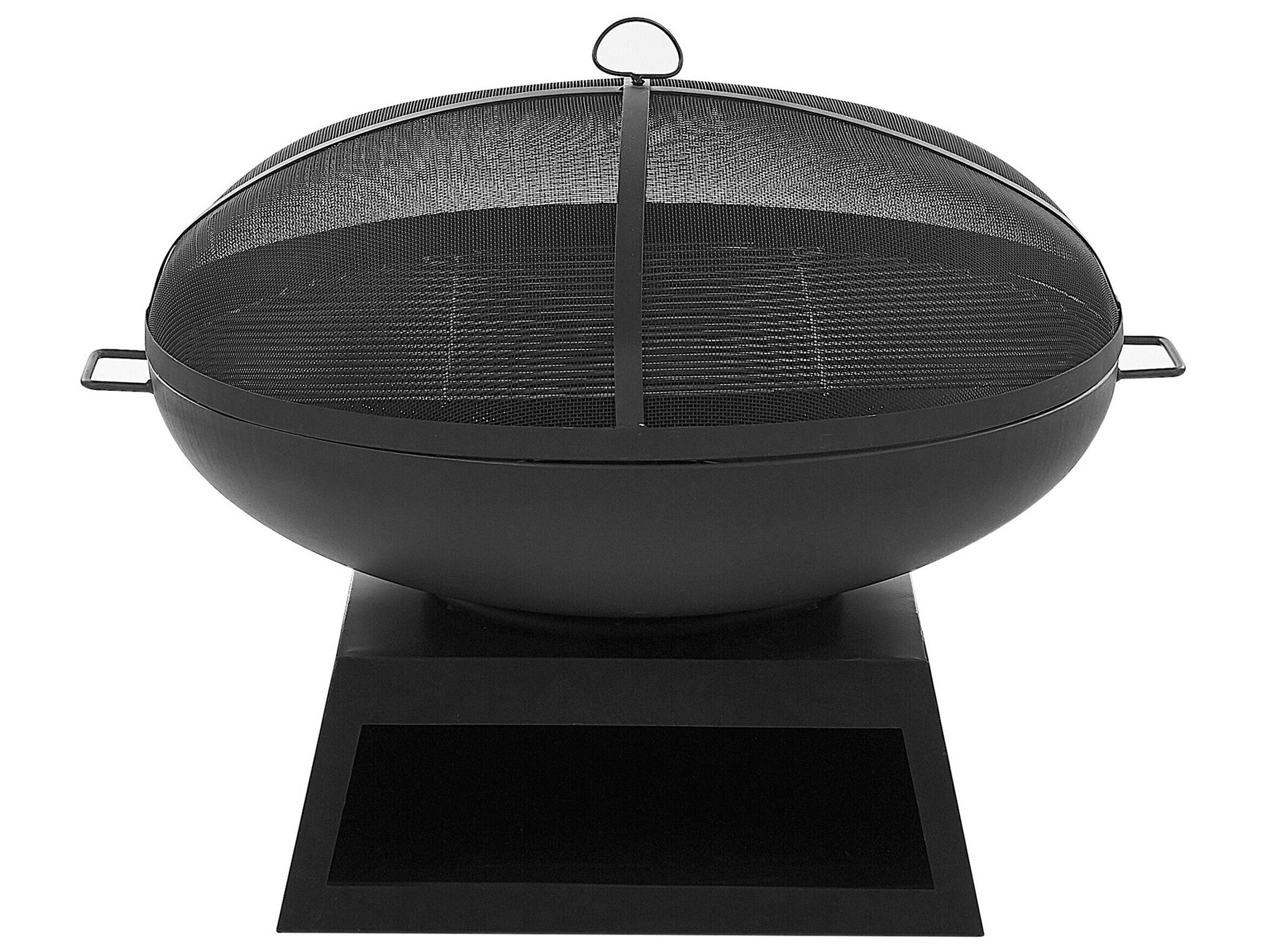 Charcoal Fire Pit Black SEMERU - Gemini Interiors