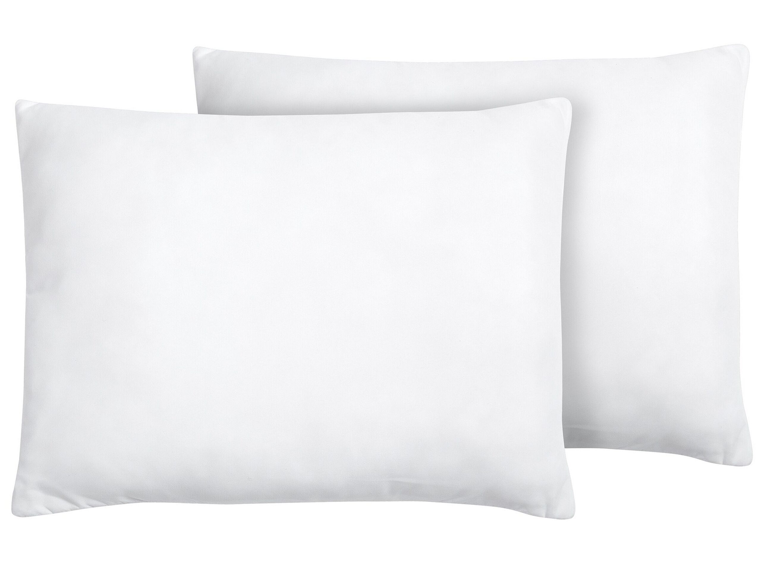 Set of 2 Microfibre Bed Low Profile Pillows 50 x 60 cm ERRIGAL - Gemini Interiors