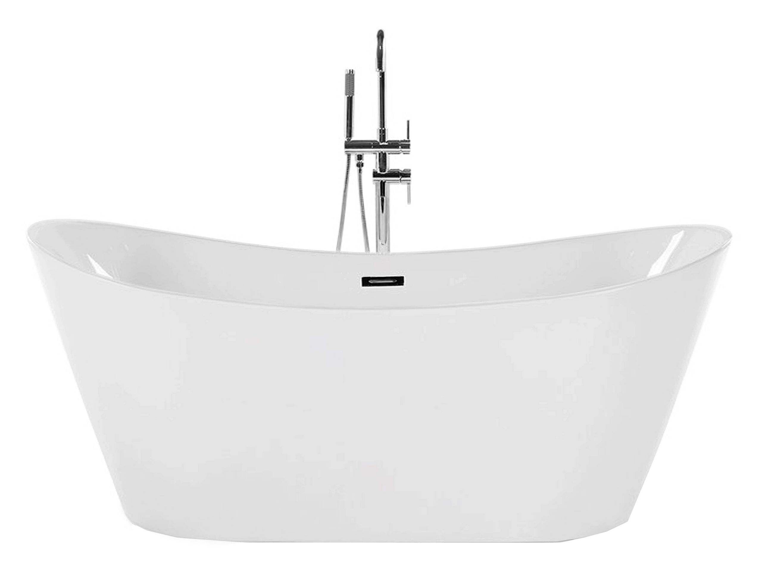 Freestanding Bath 1500 x 750 mm White ANTIGUA - Gemini Interiors