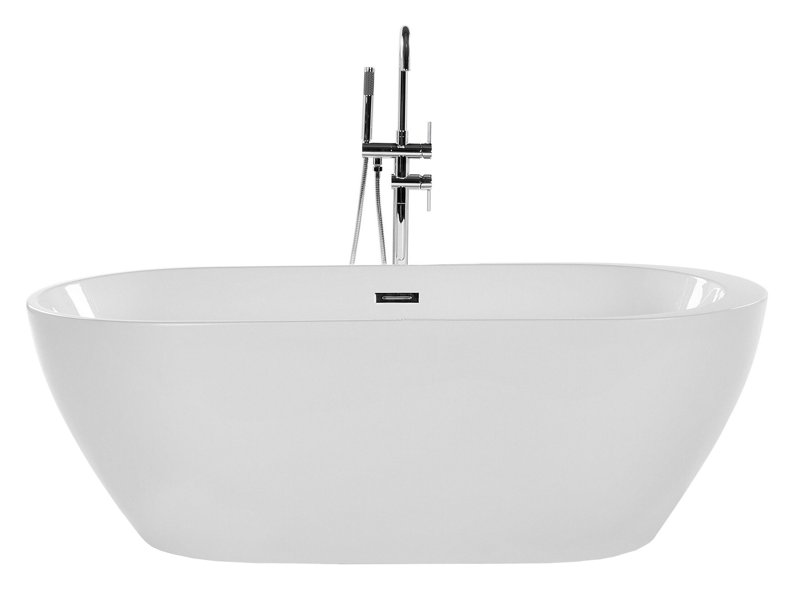 Freestanding Bath 1500 x 750 mm White NEVIS - Gemini Interiors