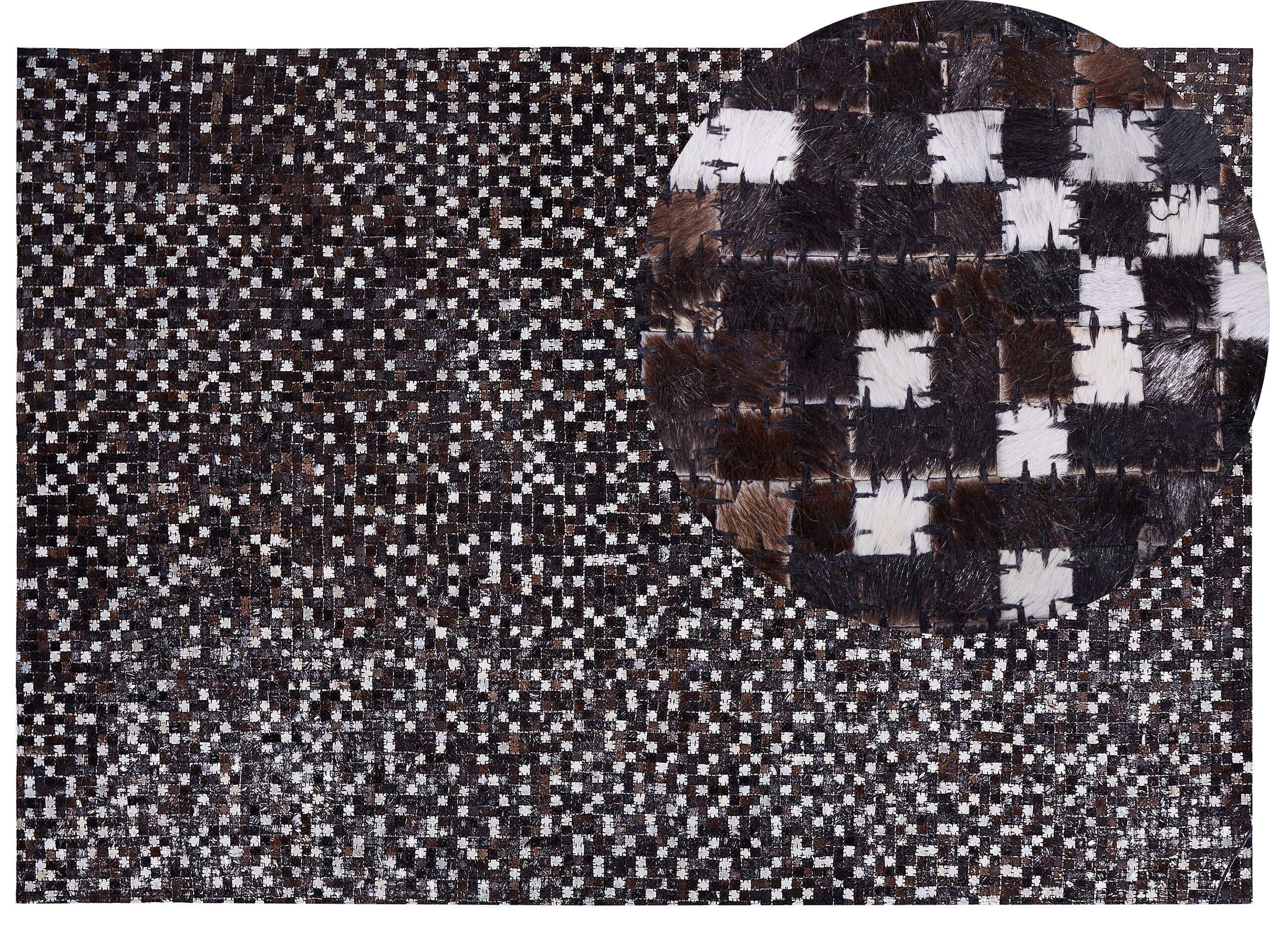Cowhide Area Rug 160x230cm Brown - Gemini Interiors