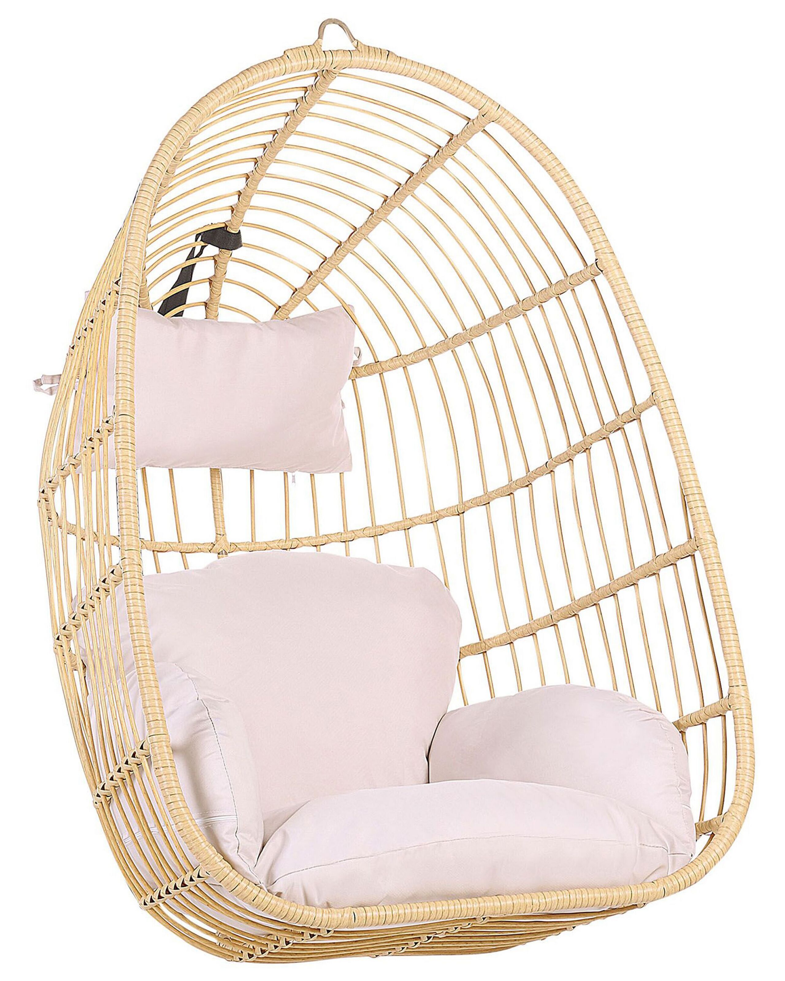 PE Rattan Hanging Chair Natural CASOLI - Gemini Interiors