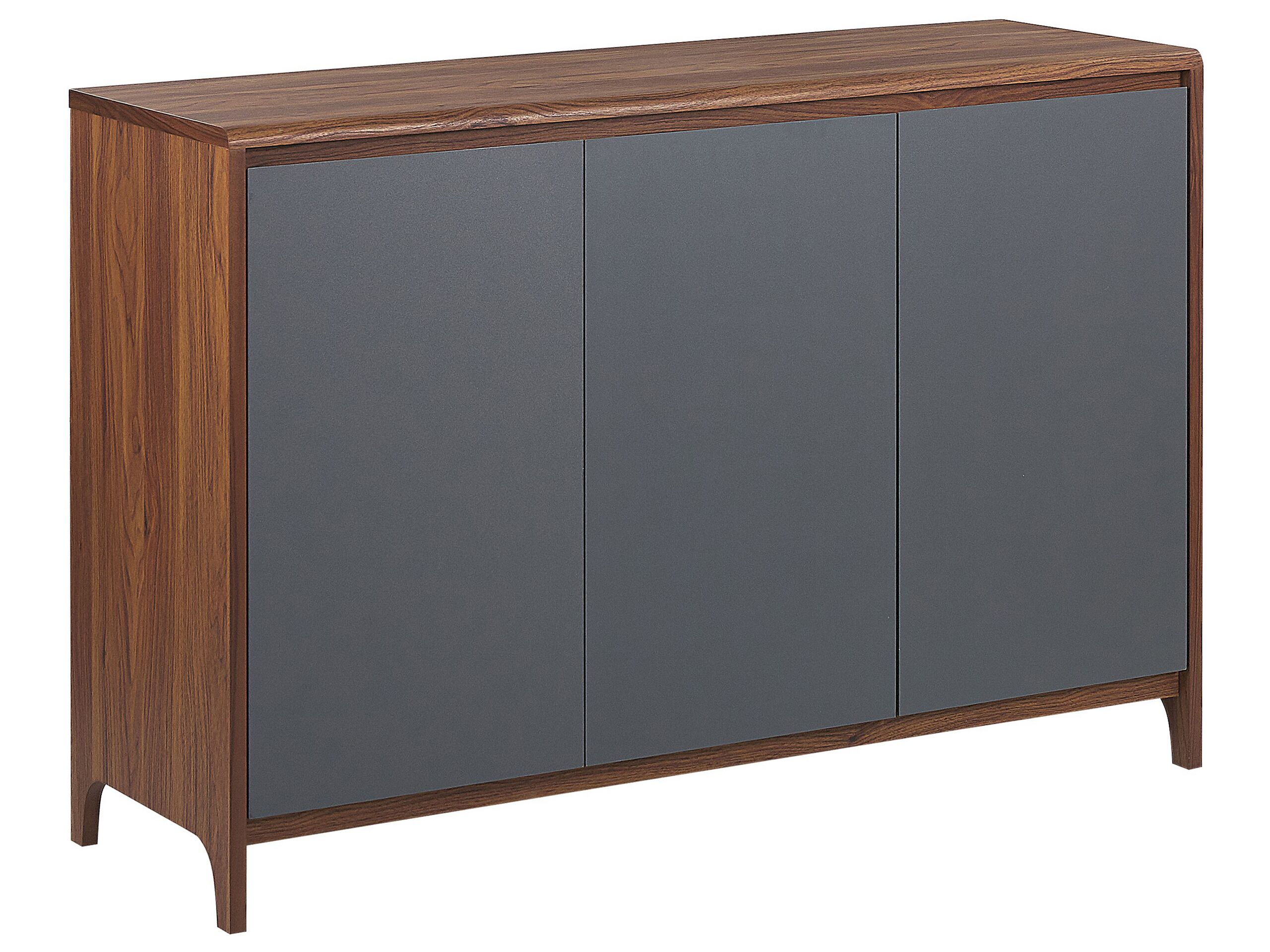 Sideboard Dark Wood with Grey MEDFORT - Gemini Interiors