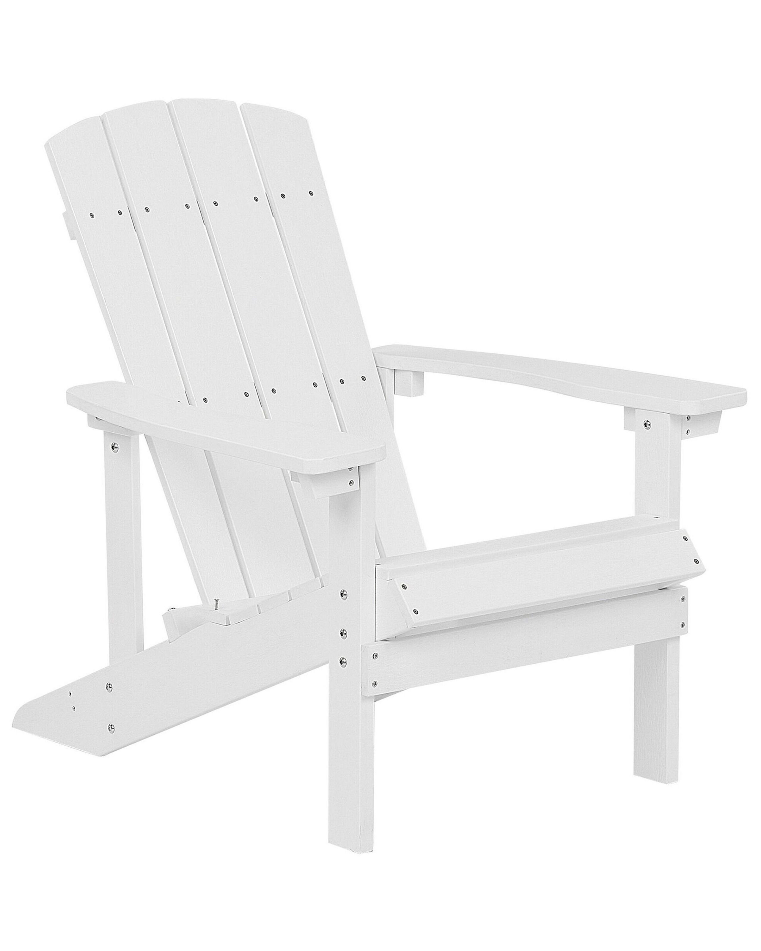 Garden Chair White ADIRONDACK - Gemini Interiors