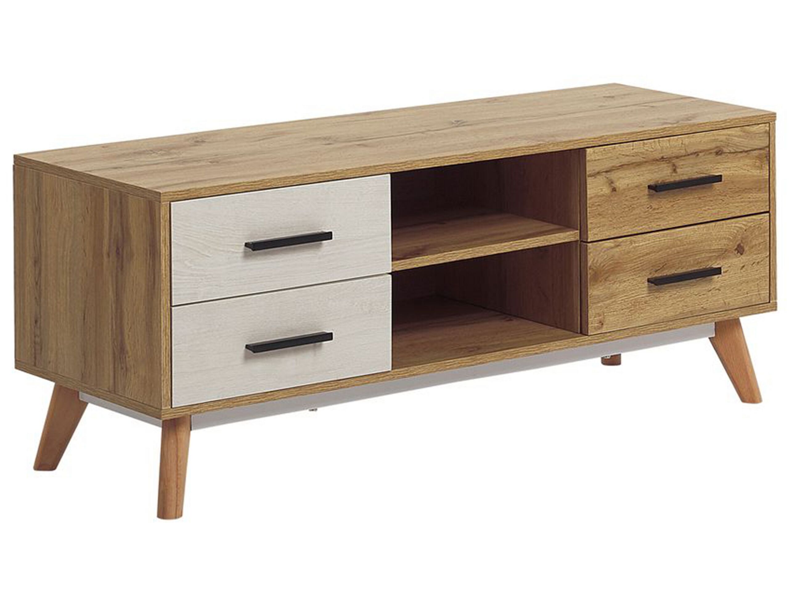 TV Stand Light Wood FLORIDA - Gemini Interiors