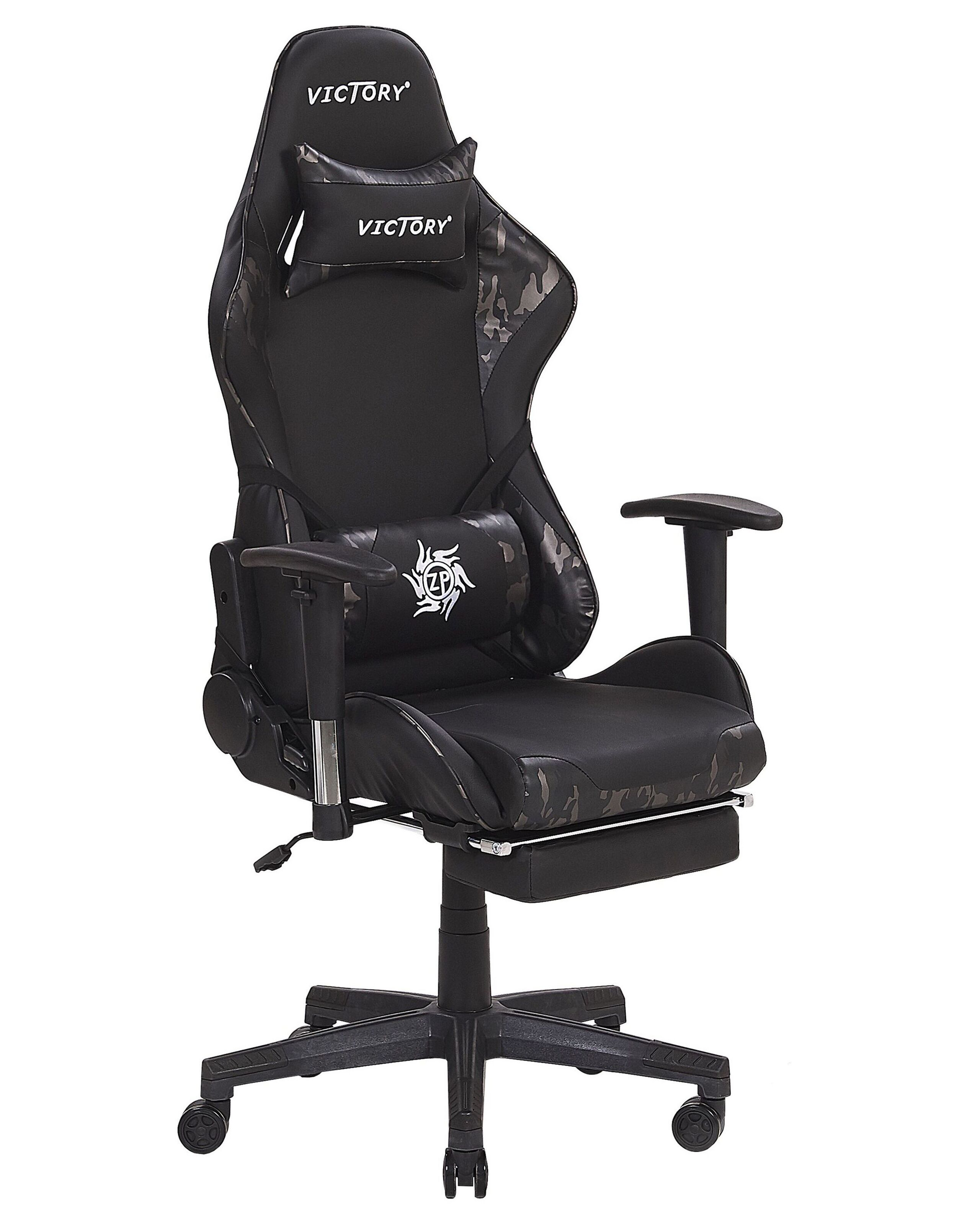 Gaming Chair Camo Black VICTORY - Gemini Interiors