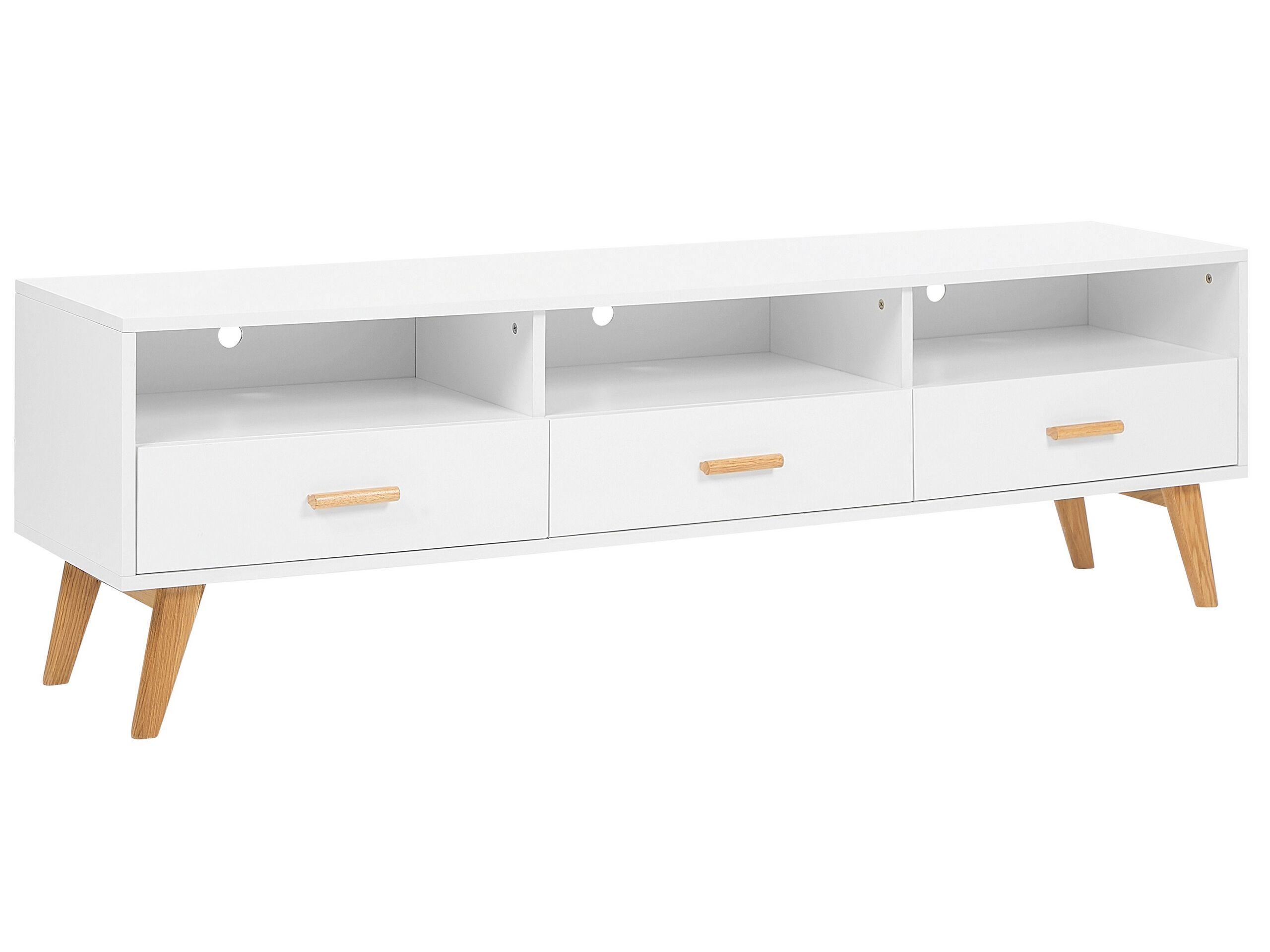 TV Stand White LIBERTY - Gemini Interiors