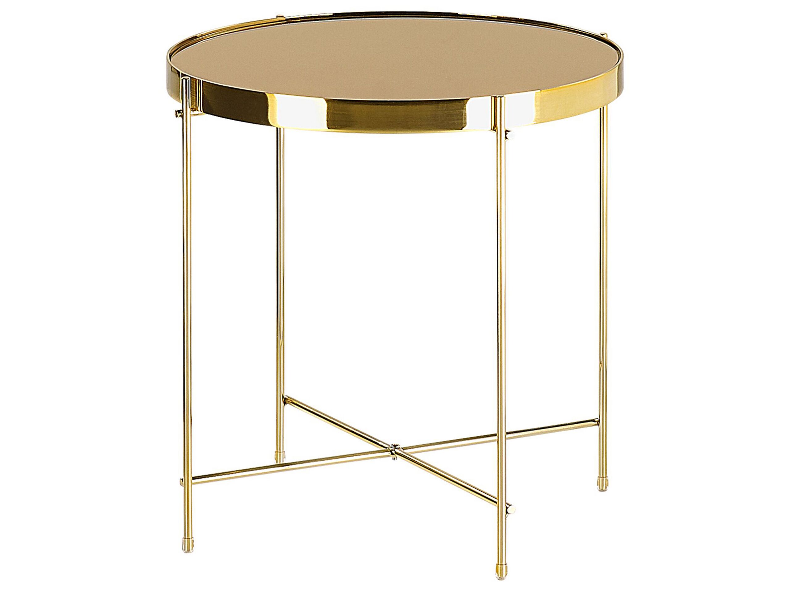 Side Table Gold LUCEA - Gemini Interiors