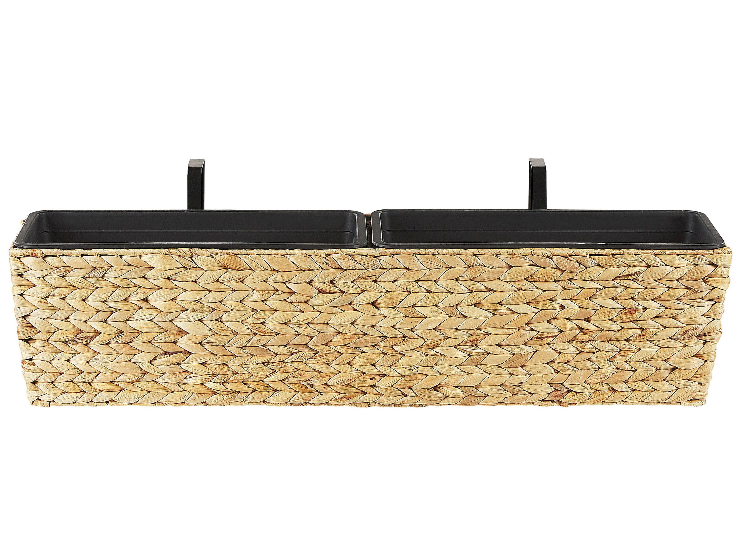 Plant Pot 80 x 20 x 18 cm Beige KAWALA - Gemini Interiors
